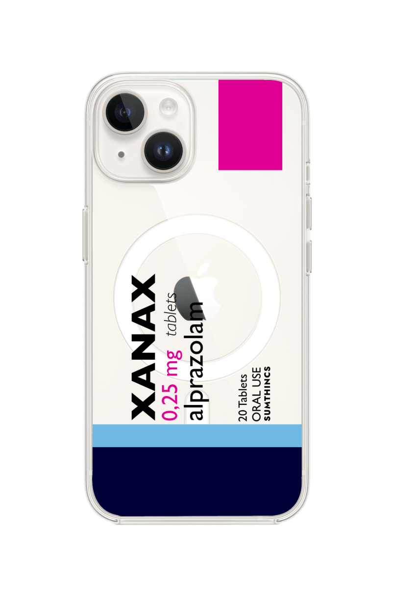 iPhone 15 Xanax Clear Magsafe Telefon Kılıfı - Sumthincs