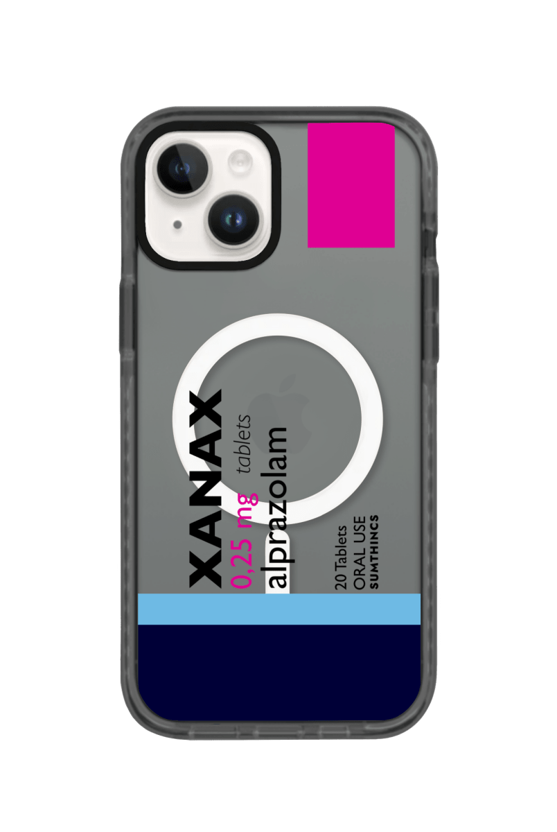füme renkli şeffaf xanax telefon kılıfı