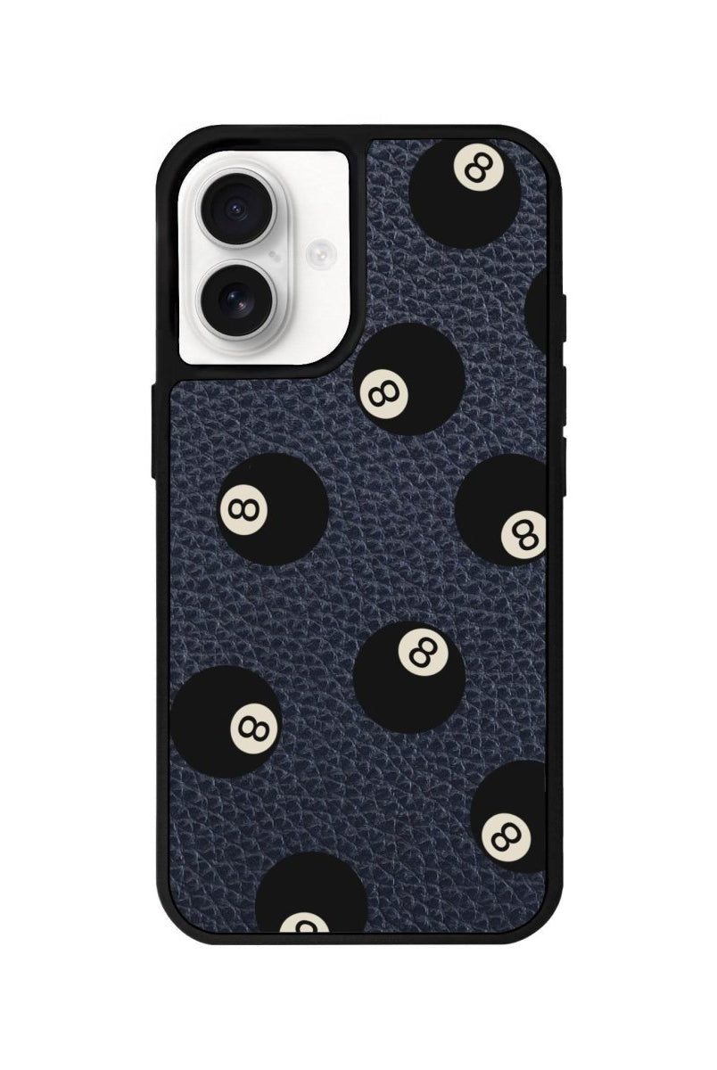 iPhone 16 8Ball Leather Vegan Deri Telefon Kılıfı - SUMTHINCS