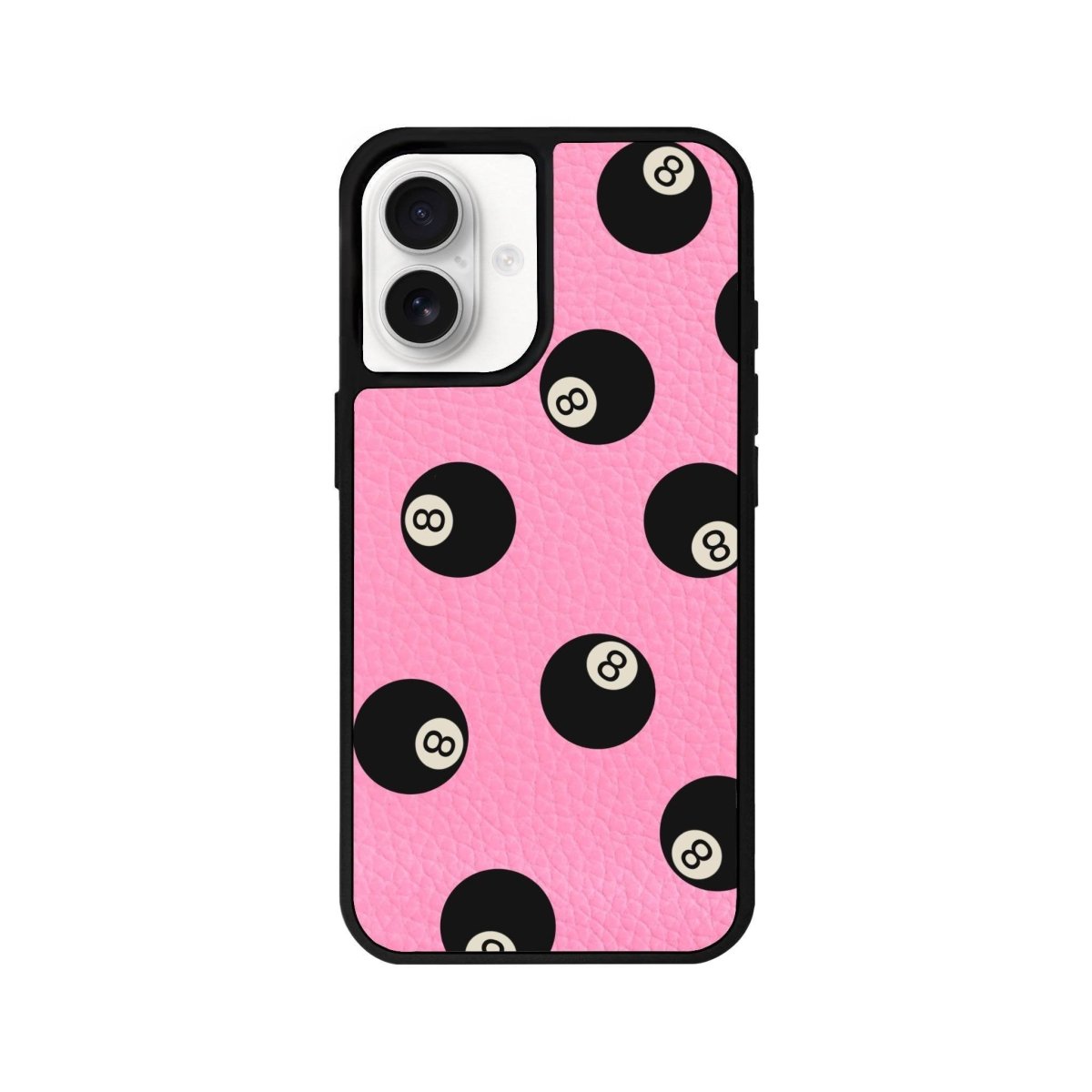 iPhone 16 8Ball Leather Vegan Deri Telefon Kılıfı - SUMTHINCS