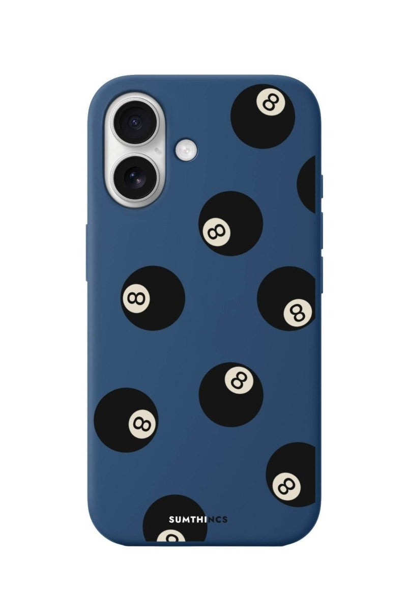 iPhone 16 8Ball Premium Telefon Kılıfı Pasifik Mavi - SUMTHINCS