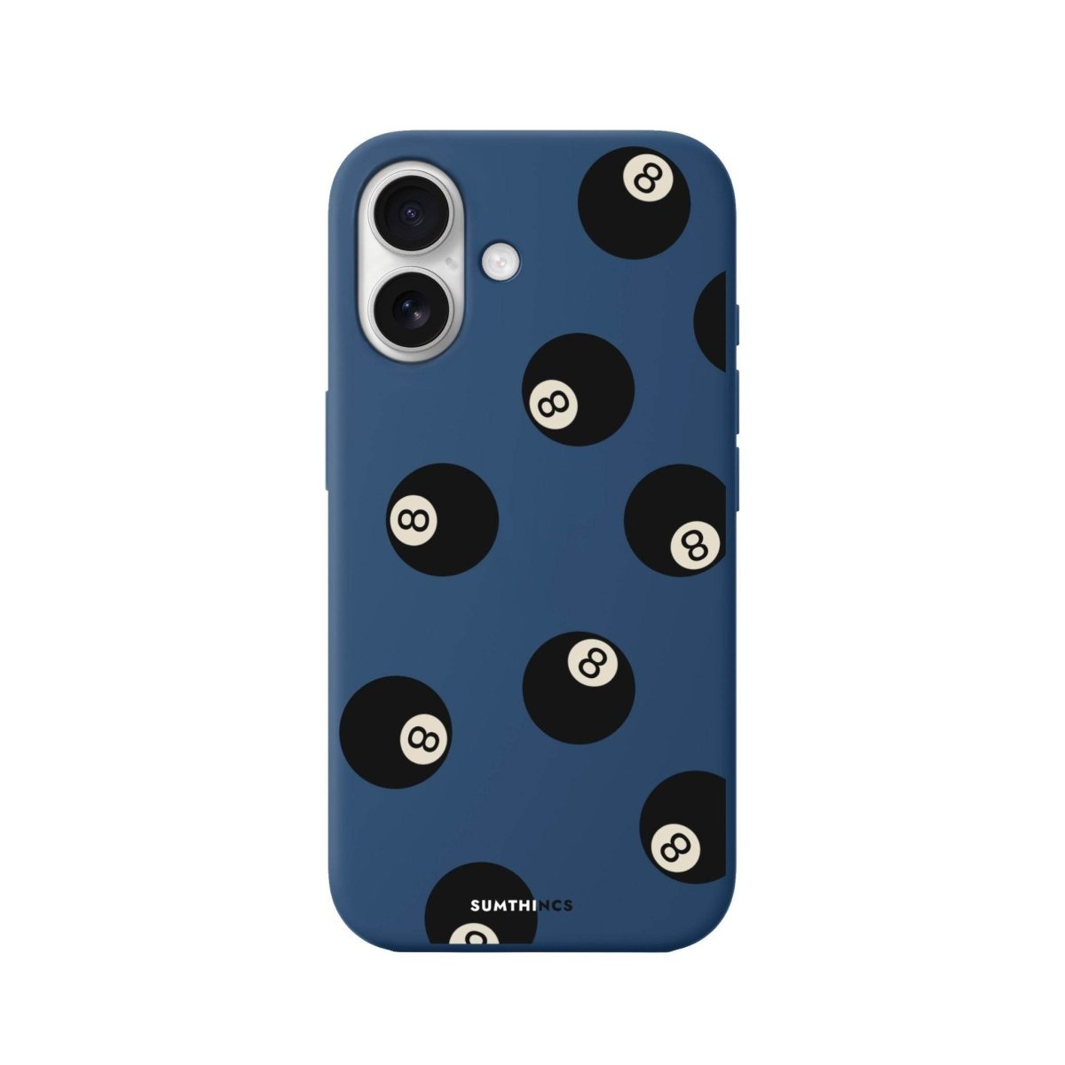 iPhone 16 8Ball Premium Telefon Kılıfı Pasifik Mavi - SUMTHINCS