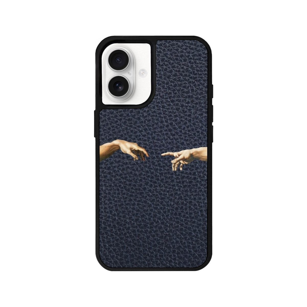 iPhone 16 Adam's Creation Leather Vegan Deri Telefon Kılıfı Pasifik Mavi - SUMTHINCS