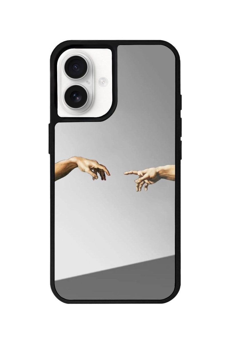 iPhone 16 Adam's Creation Mirror Aynalı Telefon Kılıfı Gümüş - SUMTHINCS