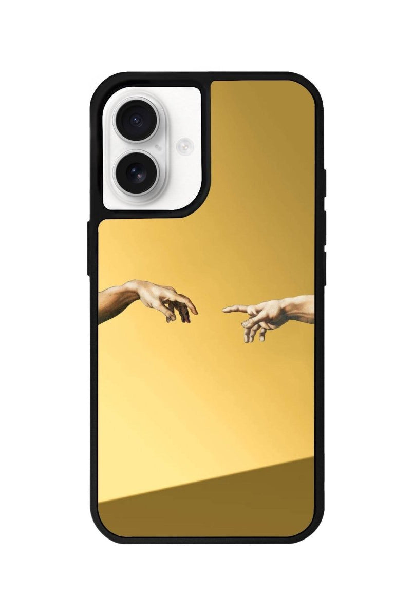 iPhone 16 Adam's Creation Mirror Aynalı Telefon Kılıfı Altın - SUMTHINCS
