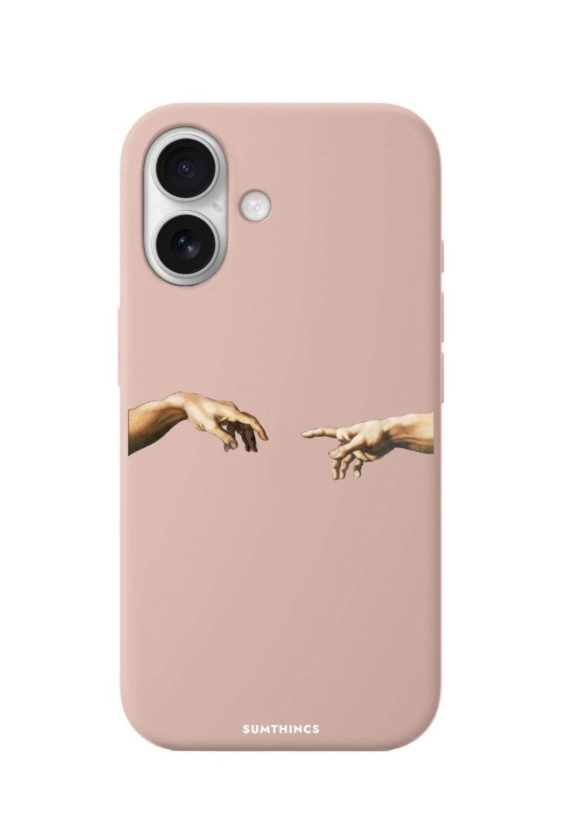 iPhone 16 Adam's Creation Premium Telefon Kılıfı Bej - SUMTHINCS