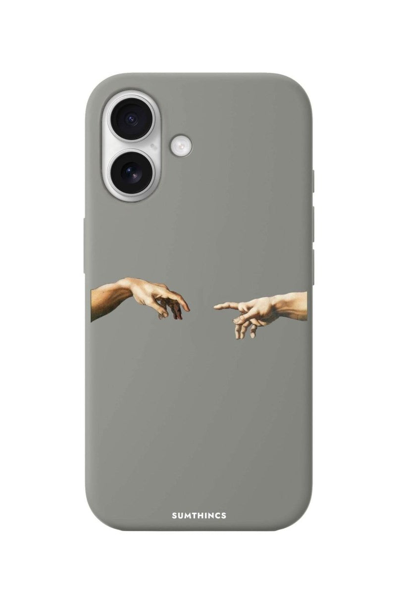 iPhone 16 Adam's Creation Premium Telefon Kılıfı Gri - SUMTHINCS