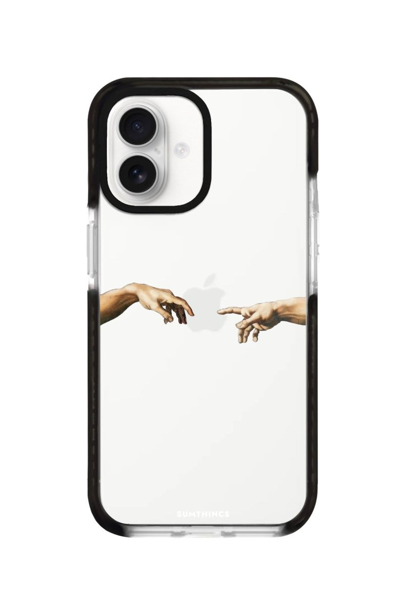 iPhone 16 Adam's Creation Procase Şeffaf Telefon Kılıfı Siyah Şeffaf - SUMTHINCS