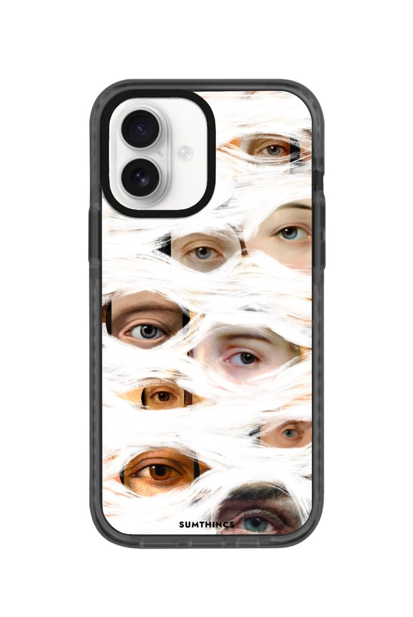 iPhone 16 All Eyes On Me Procase Şeffaf Telefon Kılıfı Antrasit - SUMTHINCS