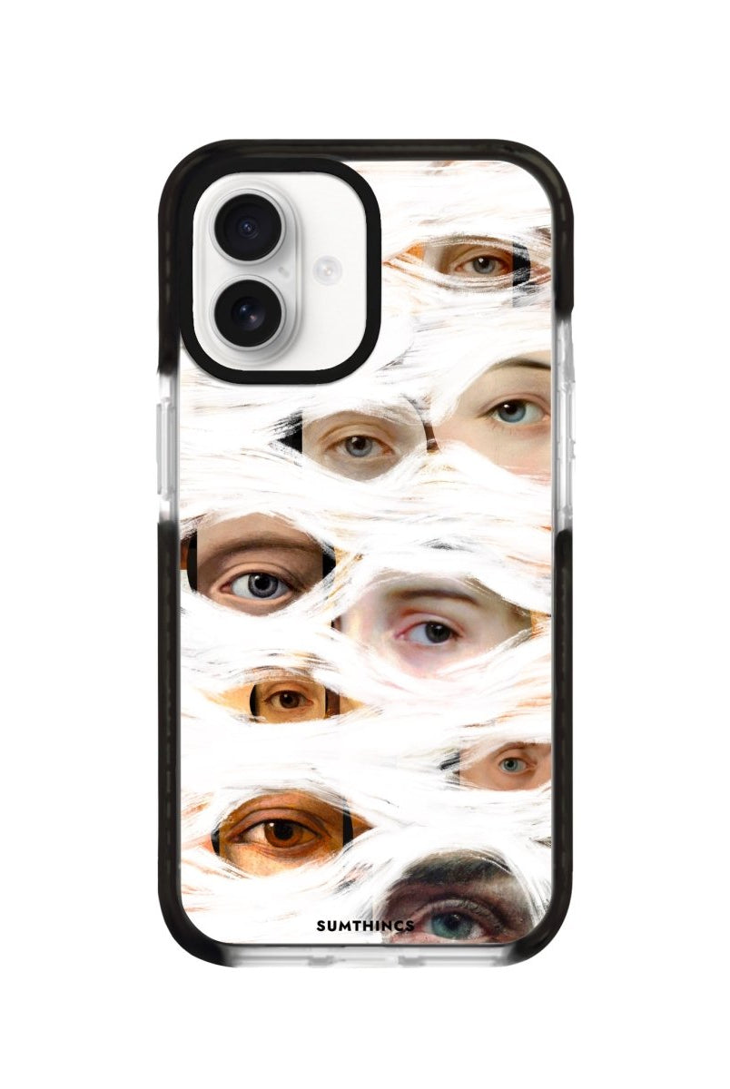 iPhone 16 All Eyes On Me Procase Şeffaf Telefon Kılıfı Siyah Şeffaf - SUMTHINCS