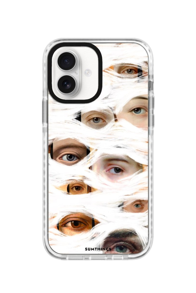iPhone 16 All Eyes On Me Procase Şeffaf Telefon Kılıfı Beyaz Şeffaf - SUMTHINCS
