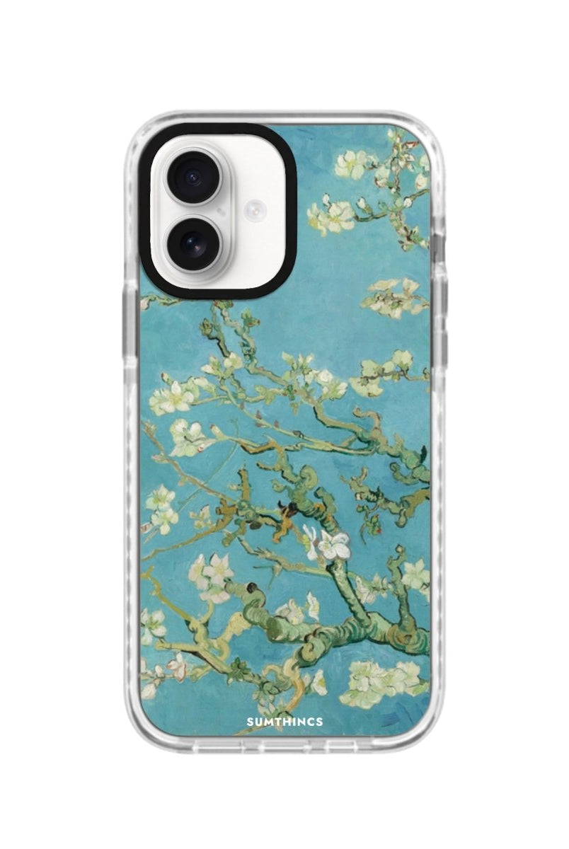 iPhone 16 Almond Blossoms Procase Şeffaf Telefon Kılıfı Beyaz Şeffaf - SUMTHINCS