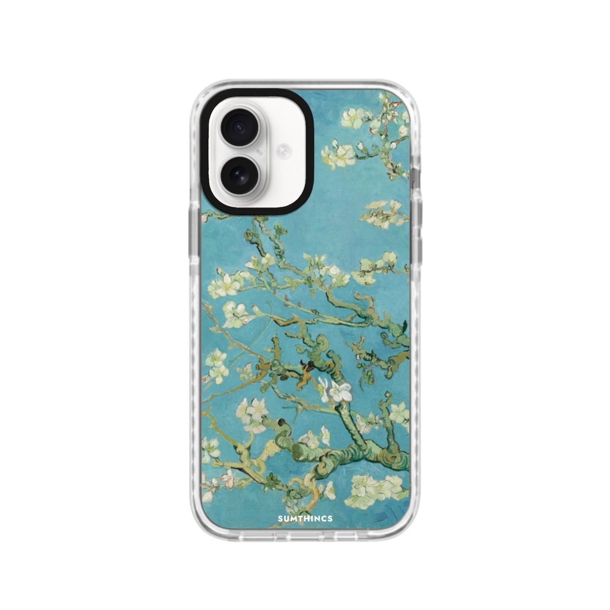 iPhone 16 Almond Blossoms Procase Şeffaf Telefon Kılıfı Beyaz Şeffaf - SUMTHINCS