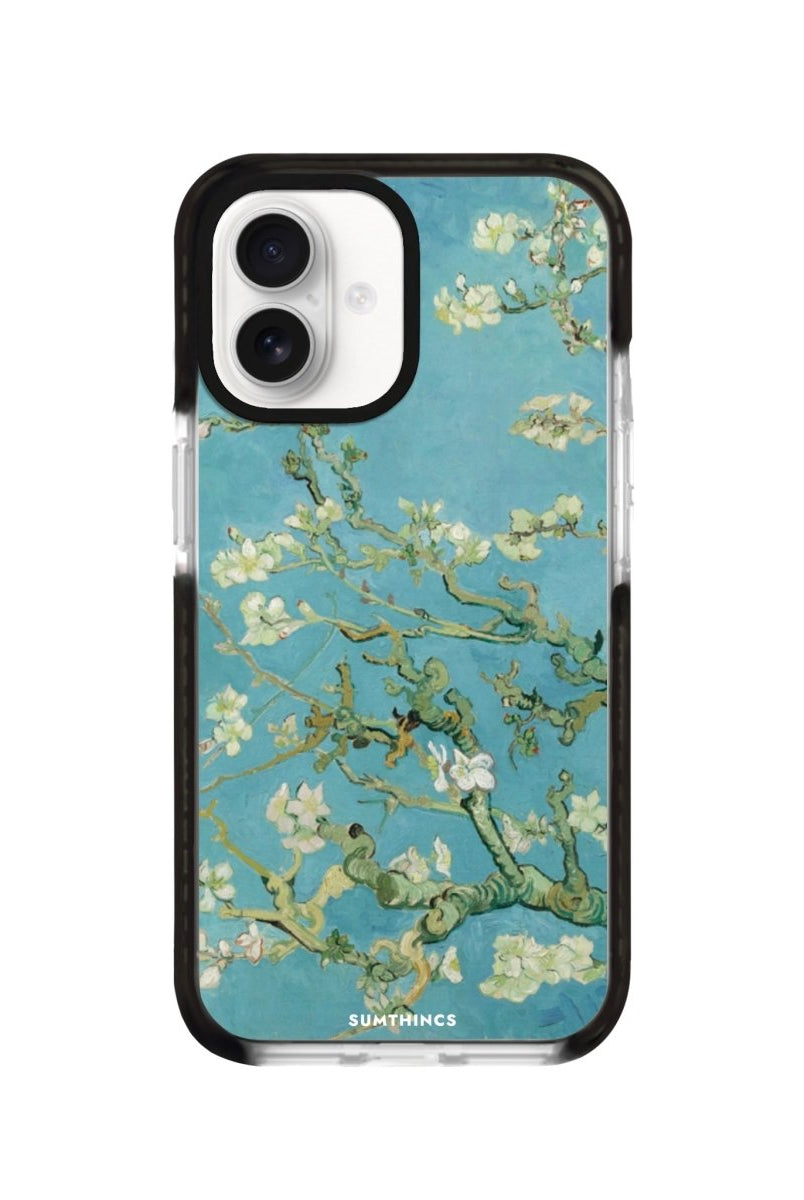 iPhone 16 Almond Blossoms Procase Şeffaf Telefon Kılıfı Siyah Şeffaf - SUMTHINCS