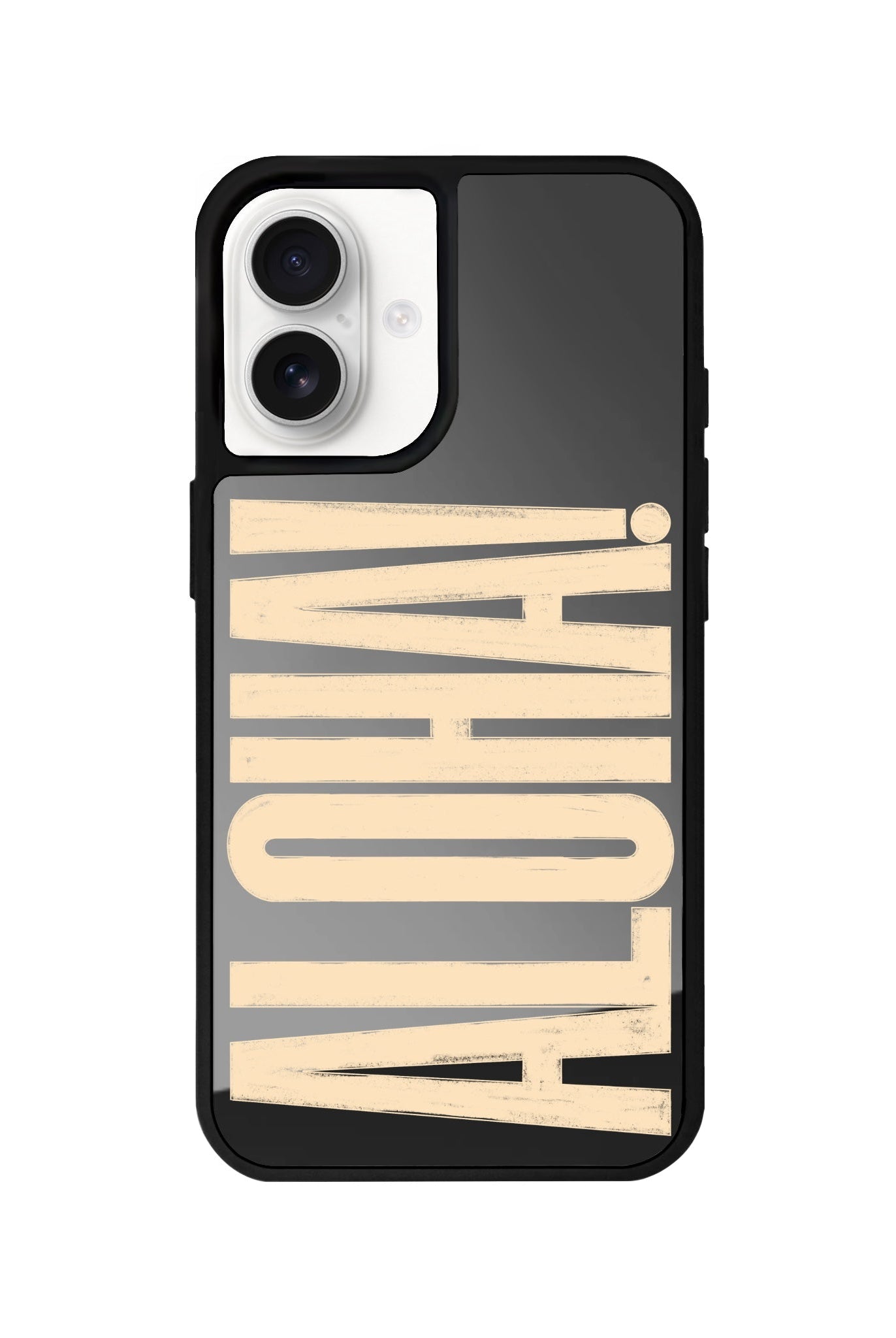 iPhone 16 Aloha Mirror Aynalı Telefon Kılıfı Antrasit - SUMTHINCS