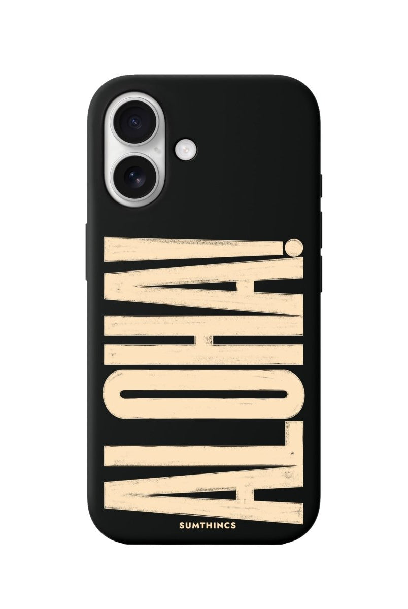 iPhone 16 Aloha Premium Telefon Kılıfı Siyah - SUMTHINCS