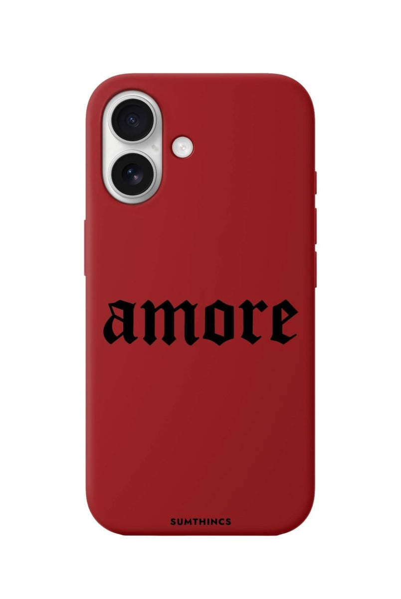 iPhone 16 Amore Premium Telefon Kılıfı Kırmızı - SUMTHINCS