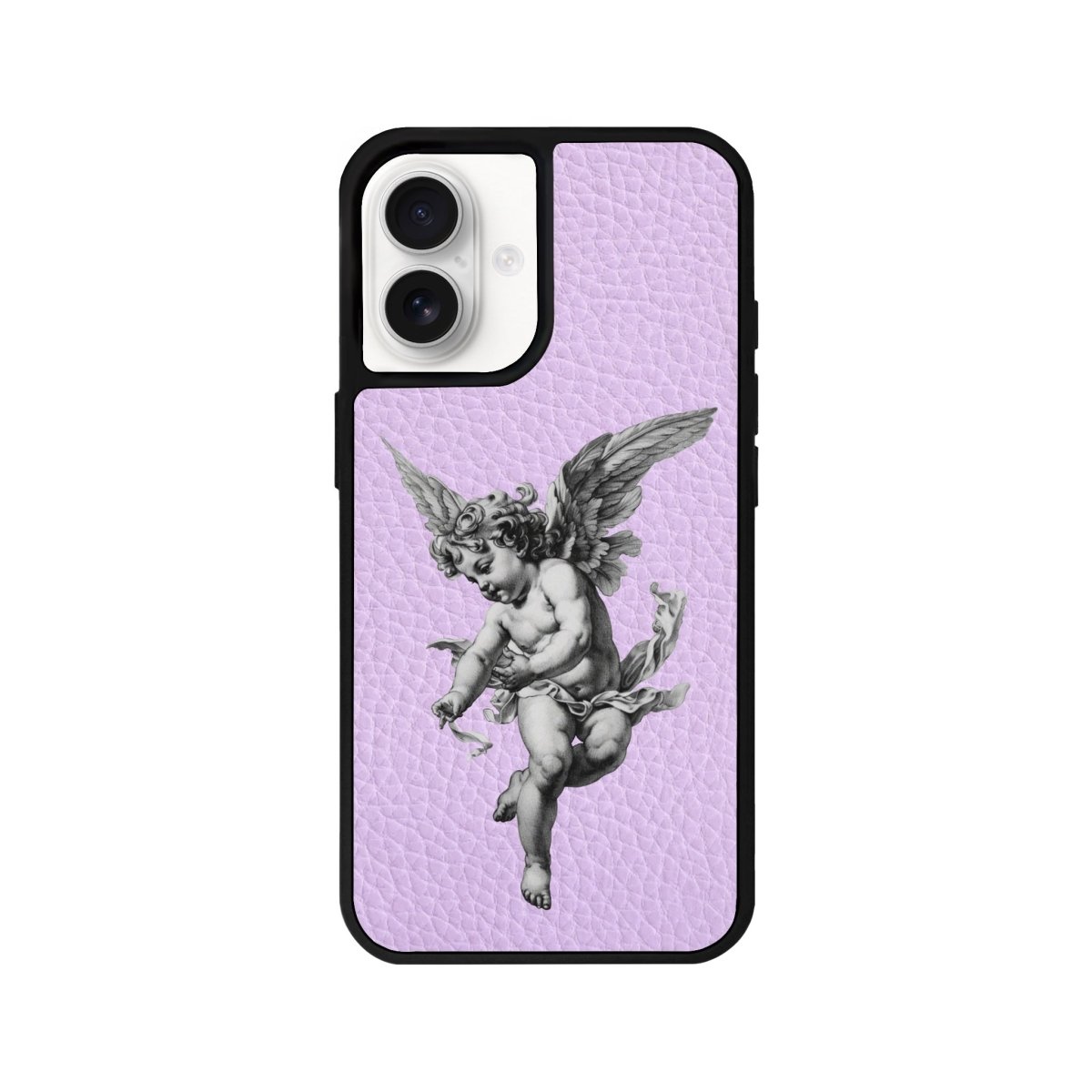 iPhone 16 Angel Leather Vegan Deri Telefon Kılıfı Lila - SUMTHINCS