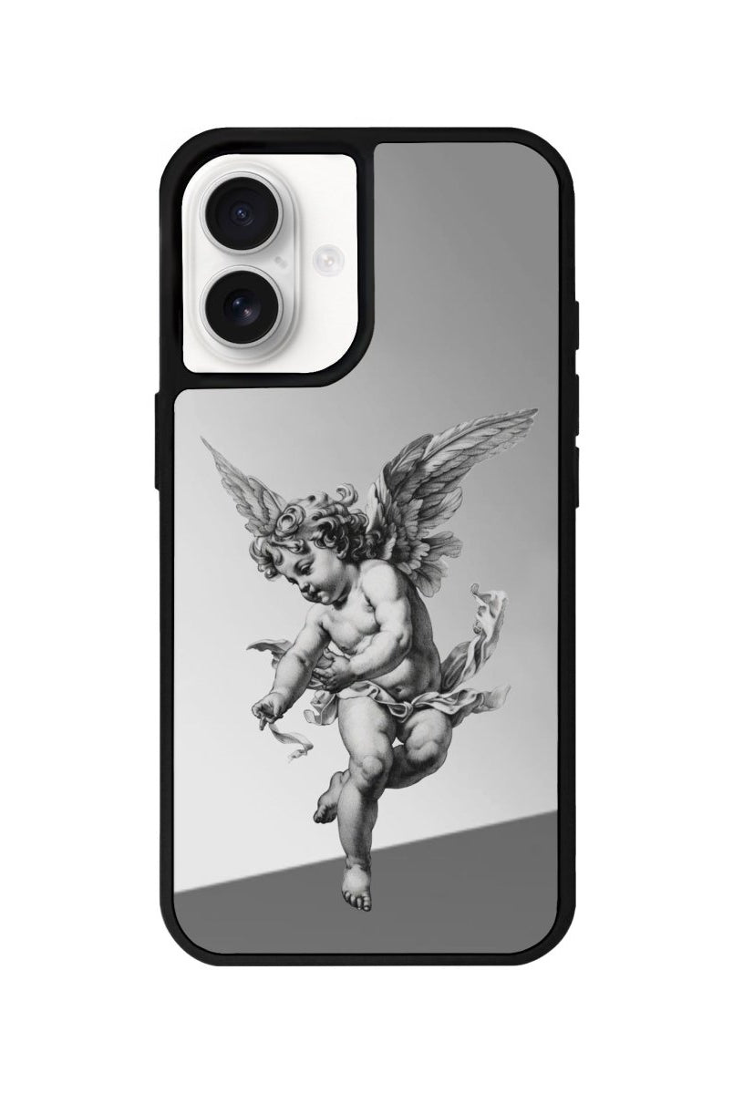 iPhone 16 Angel Mirror Aynalı Telefon Kılıfı Gümüş - SUMTHINCS