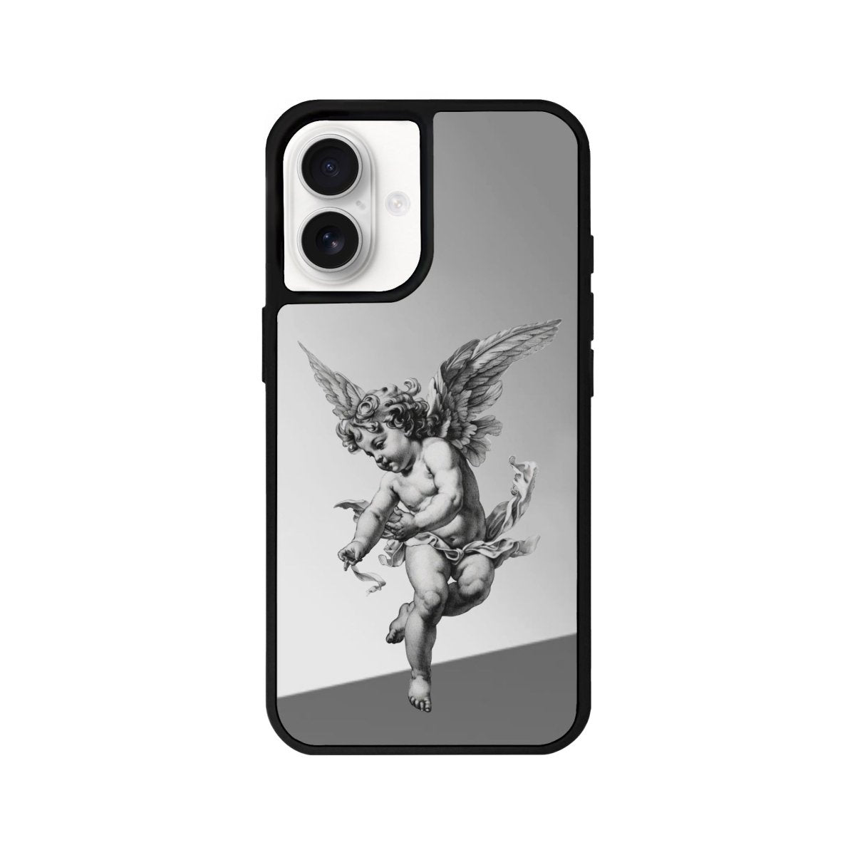 iPhone 16 Angel Mirror Aynalı Telefon Kılıfı Gümüş - SUMTHINCS