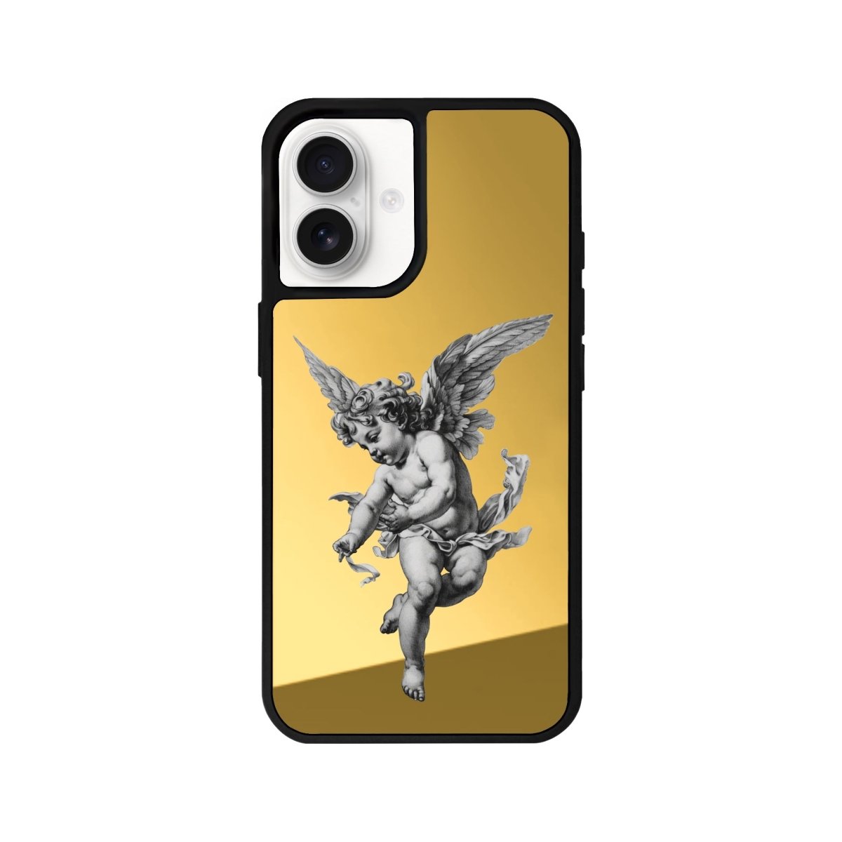 iPhone 16 Angel Mirror Aynalı Telefon Kılıfı Altın - SUMTHINCS