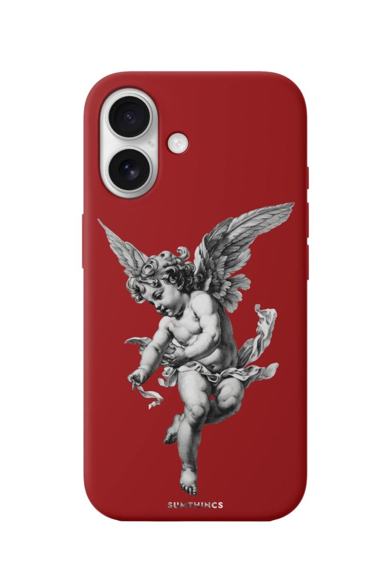 iPhone 16 Angel Premium Telefon Kılıfı Kırmızı - SUMTHINCS