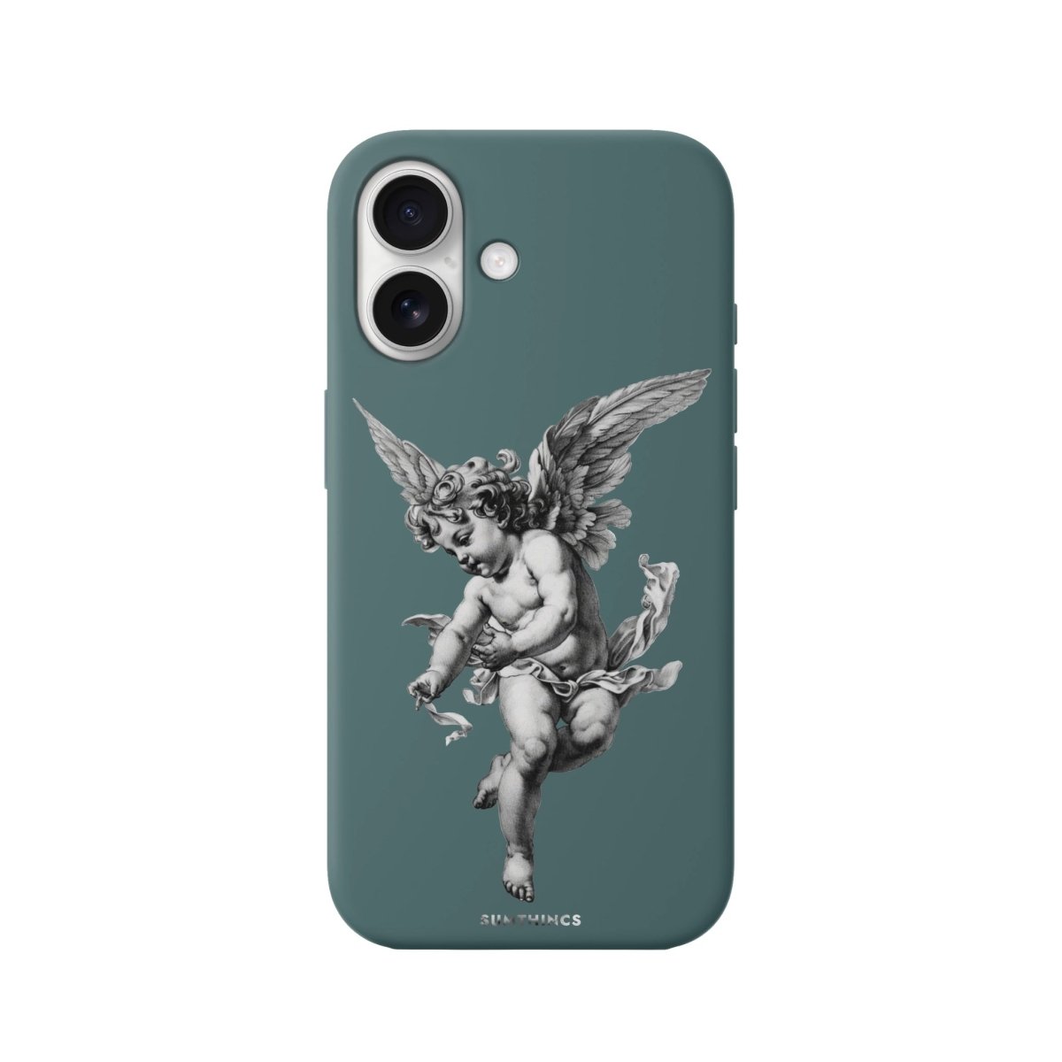 iPhone 16 Angel Premium Telefon Kılıfı Kaktüs Yeşili - SUMTHINCS