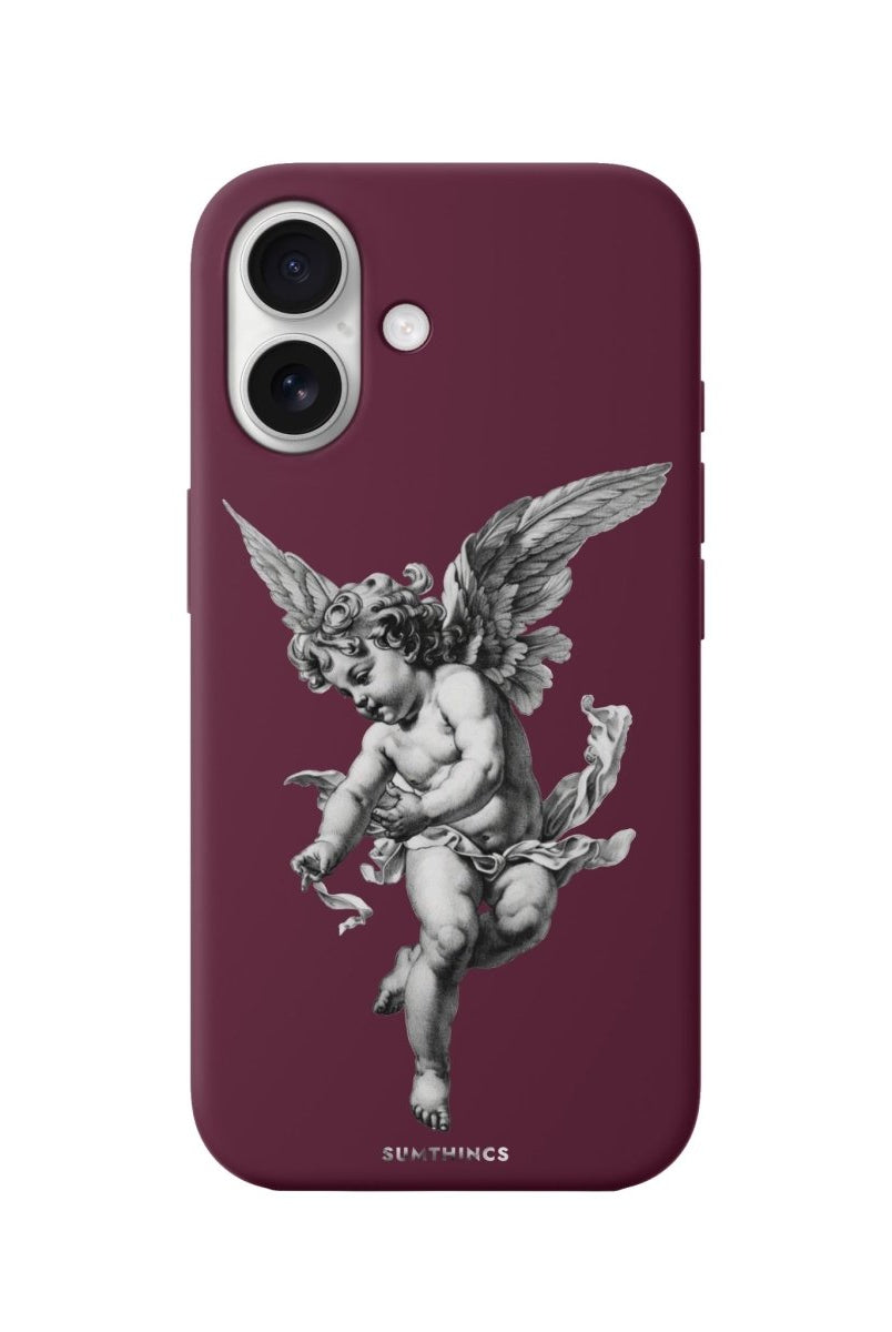 iPhone 16 Angel Premium Telefon Kılıfı Bordo - SUMTHINCS
