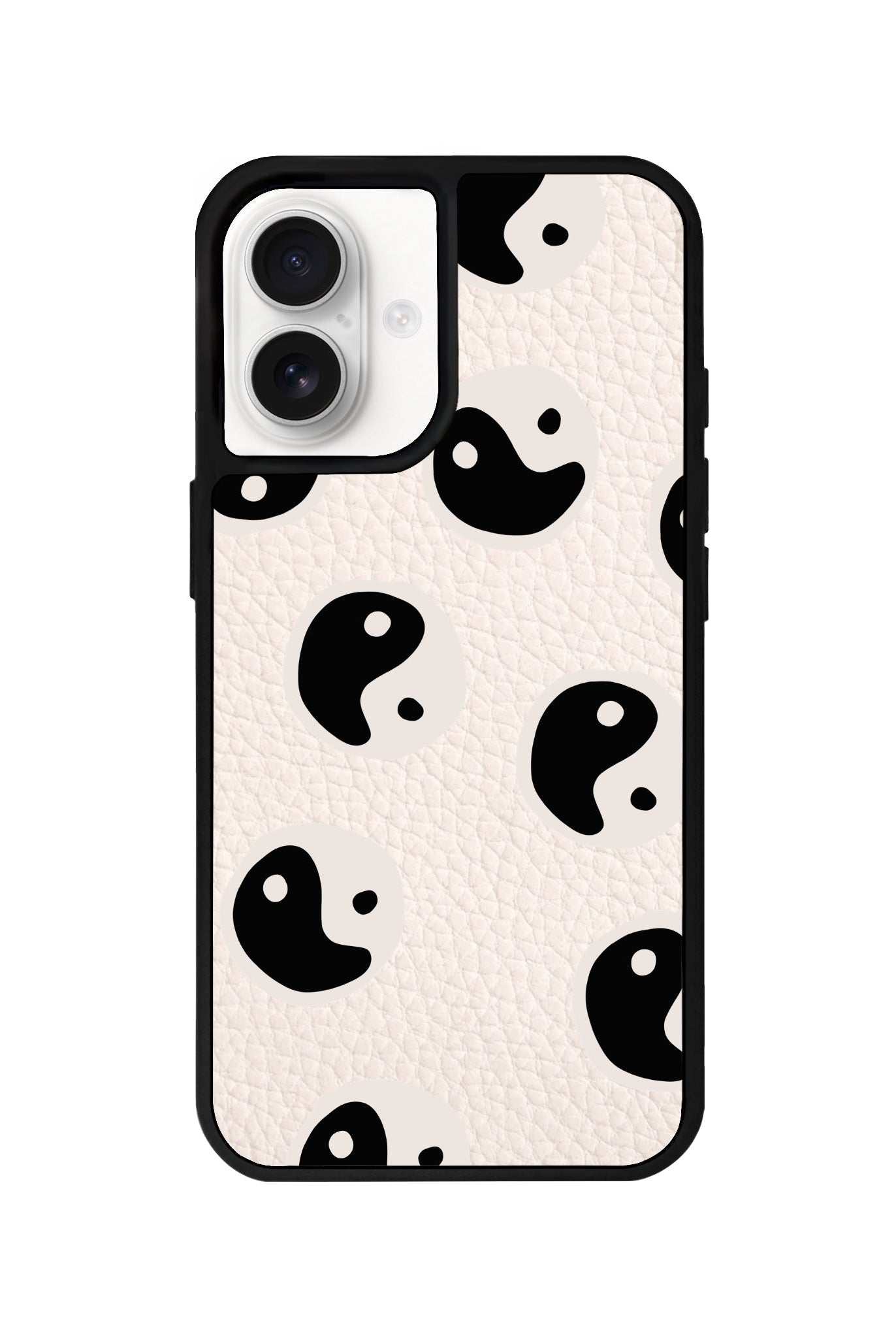 iPhone 16 Balance Leather Vegan Deri Telefon Kılıfı Bej - SUMTHINCS