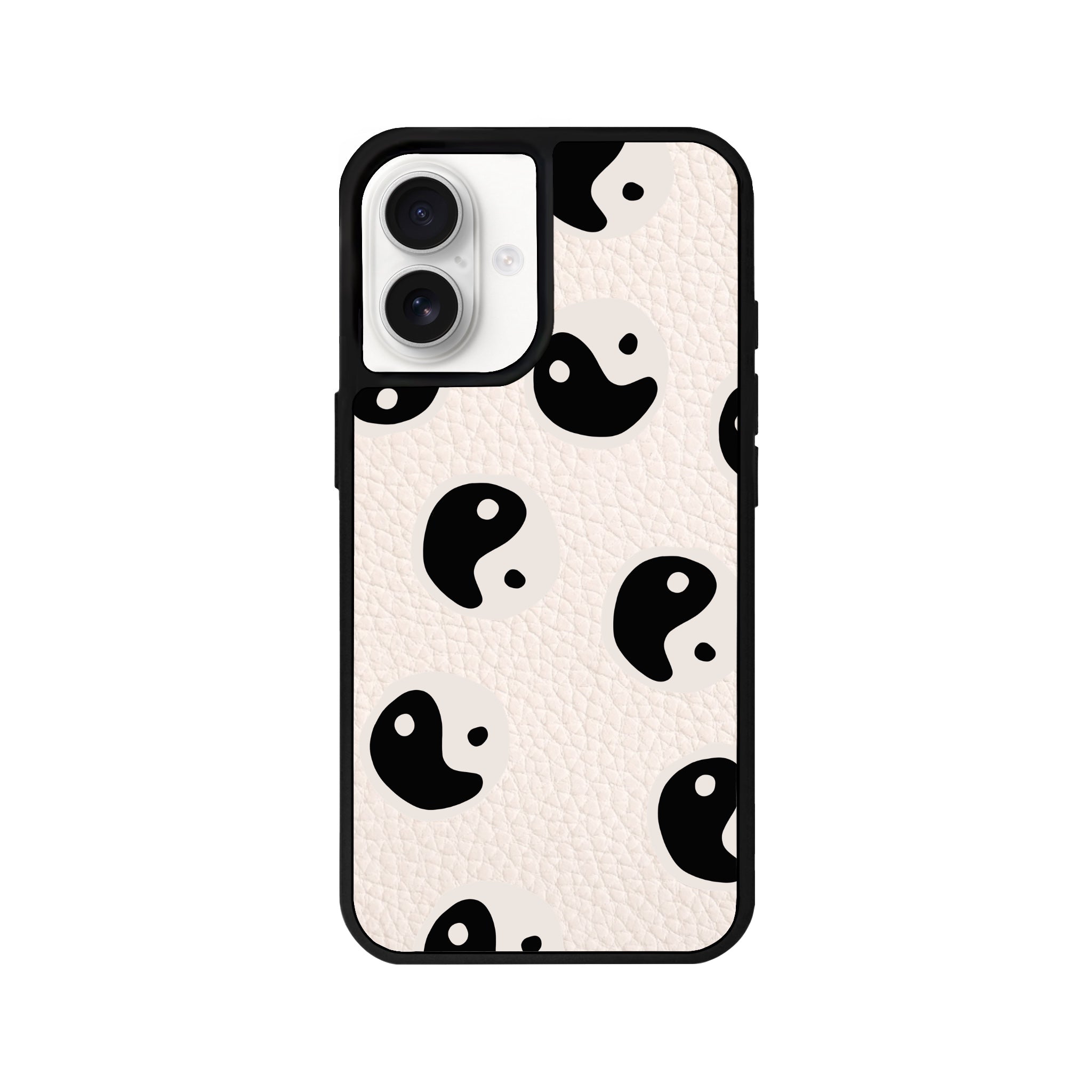 iPhone 16 Balance Leather Vegan Deri Telefon Kılıfı Bej - SUMTHINCS