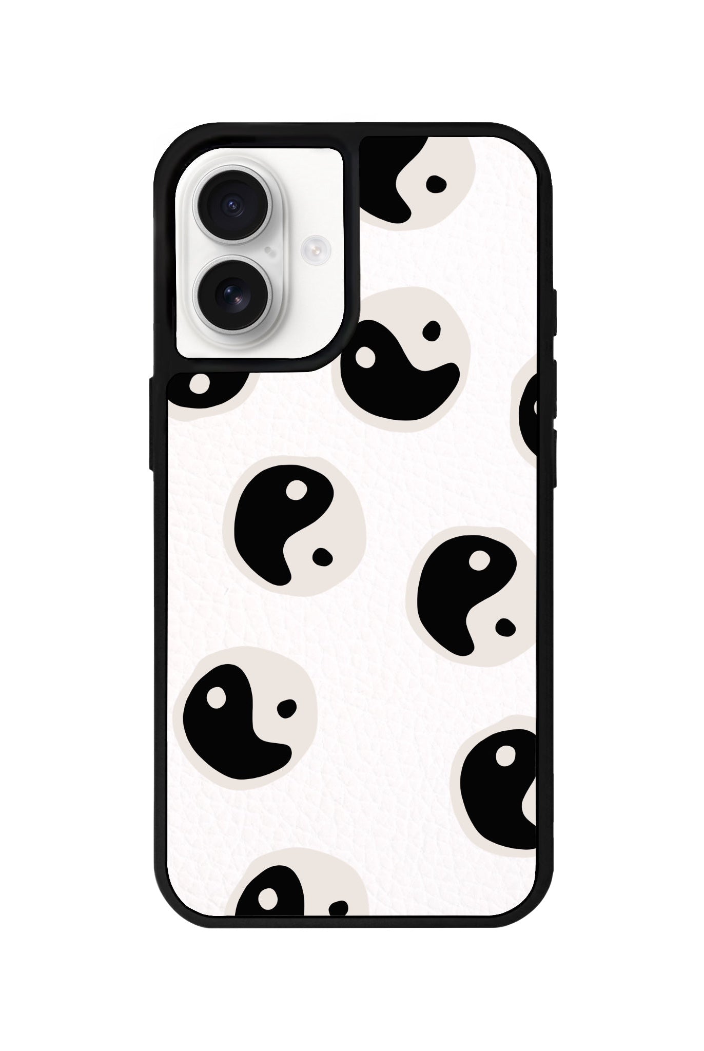 iPhone 16 Balance Leather Vegan Deri Telefon Kılıfı Beyaz - SUMTHINCS