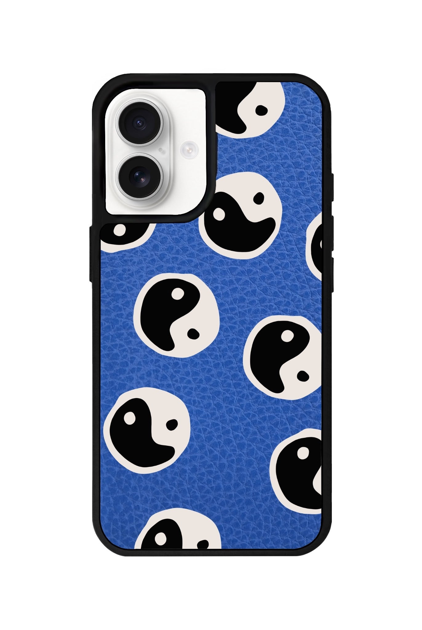 iPhone 16 Balance Leather Vegan Deri Telefon Kılıfı Mavi - SUMTHINCS