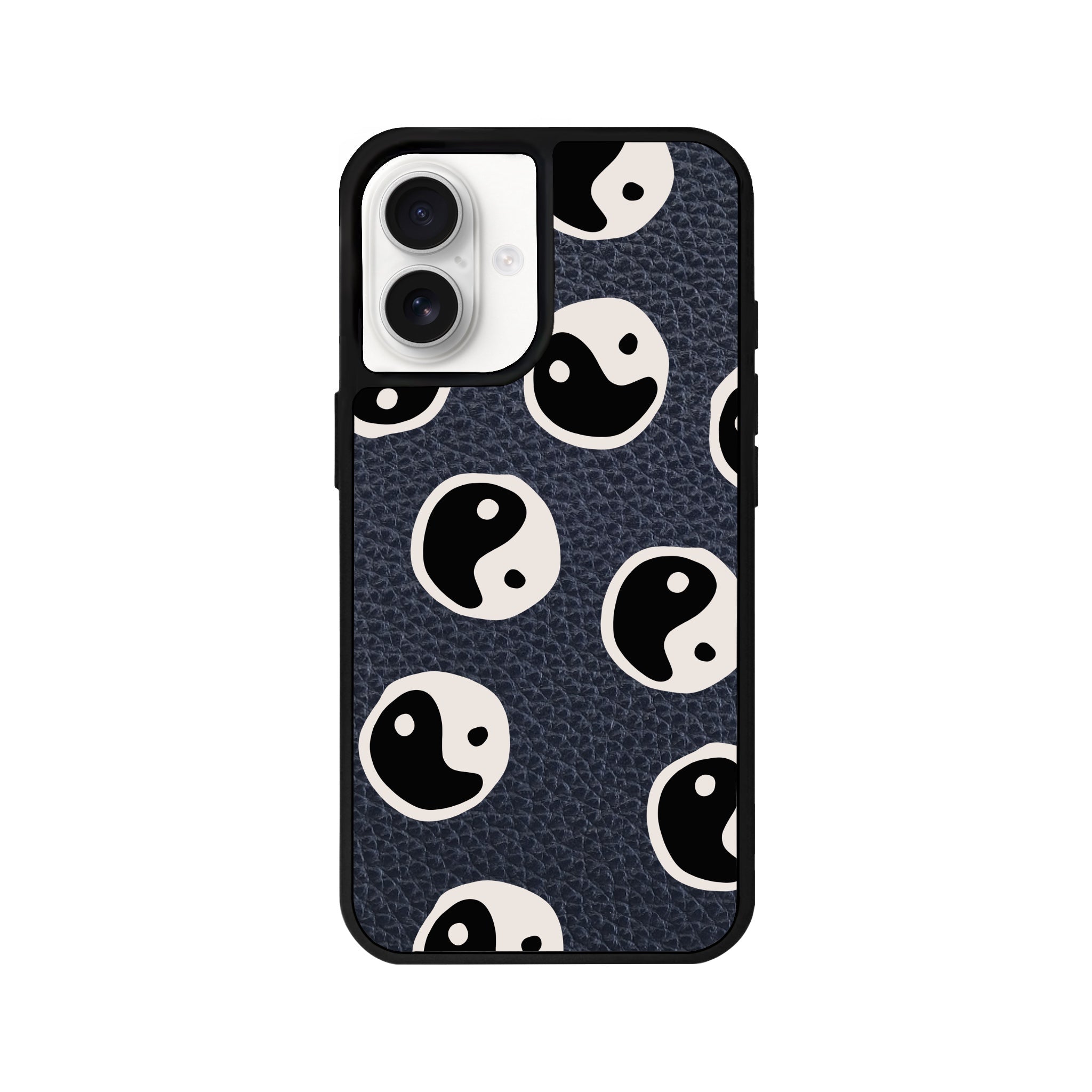 iPhone 16 Balance Leather Vegan Deri Telefon Kılıfı Pasifik Mavi - SUMTHINCS