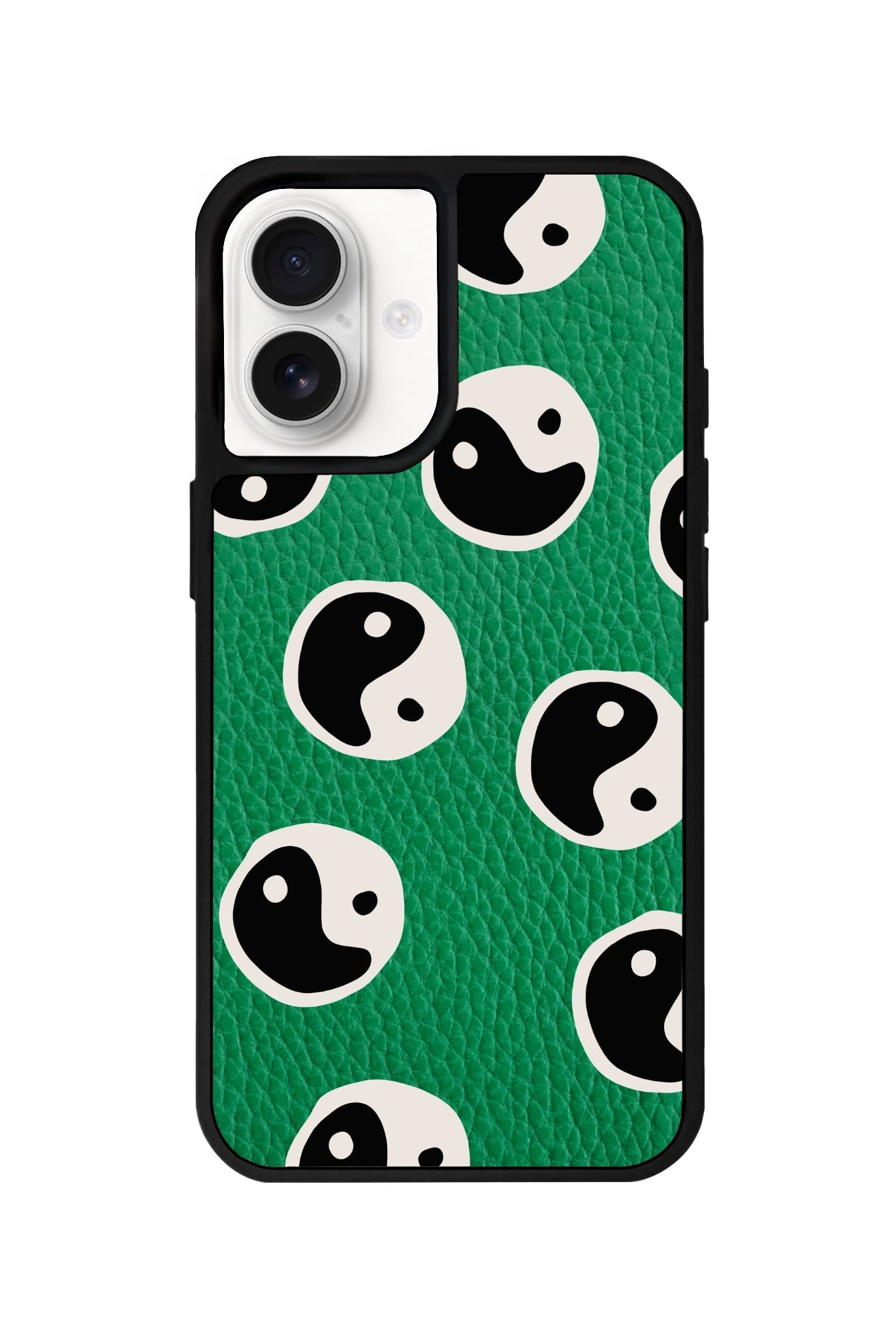 iPhone 16 Balance Leather Vegan Deri Telefon Kılıfı Yeşil - SUMTHINCS