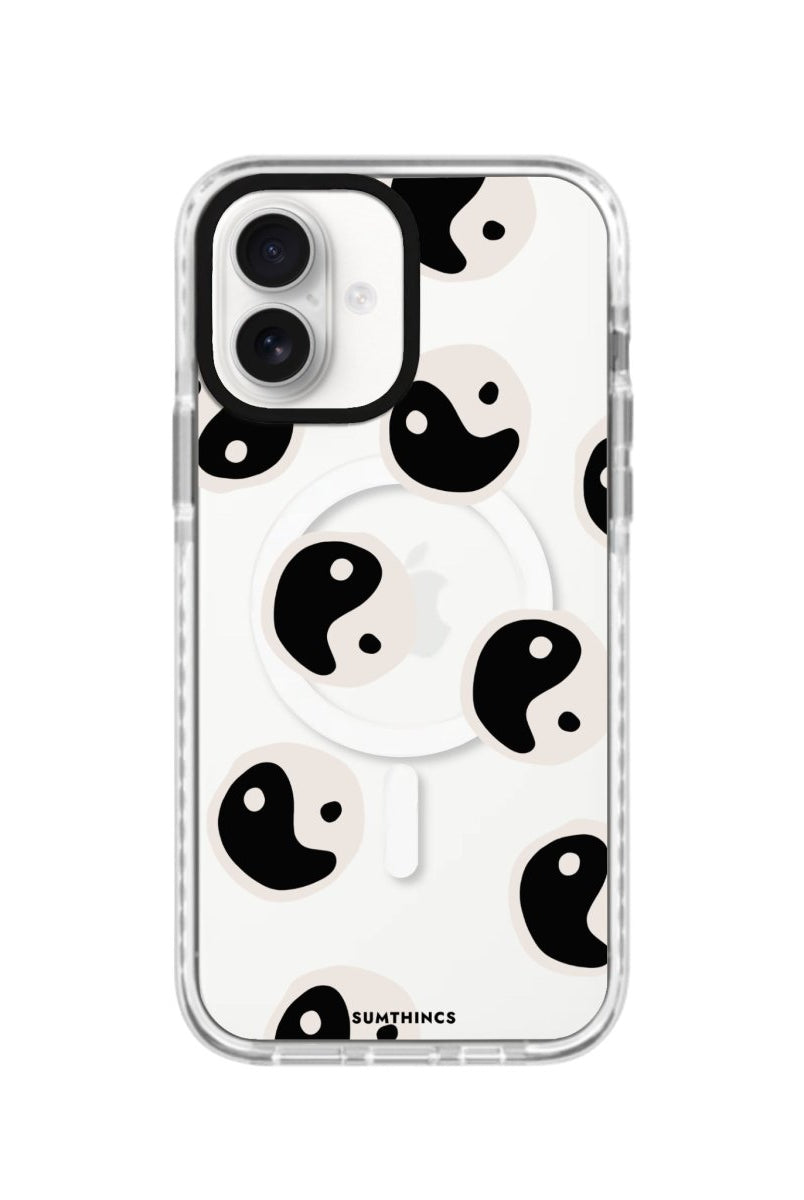 iPhone 16 Balance Magsafe Procase Şeffaf Telefon Kılıfı Beyaz Şeffaf - SUMTHINCS