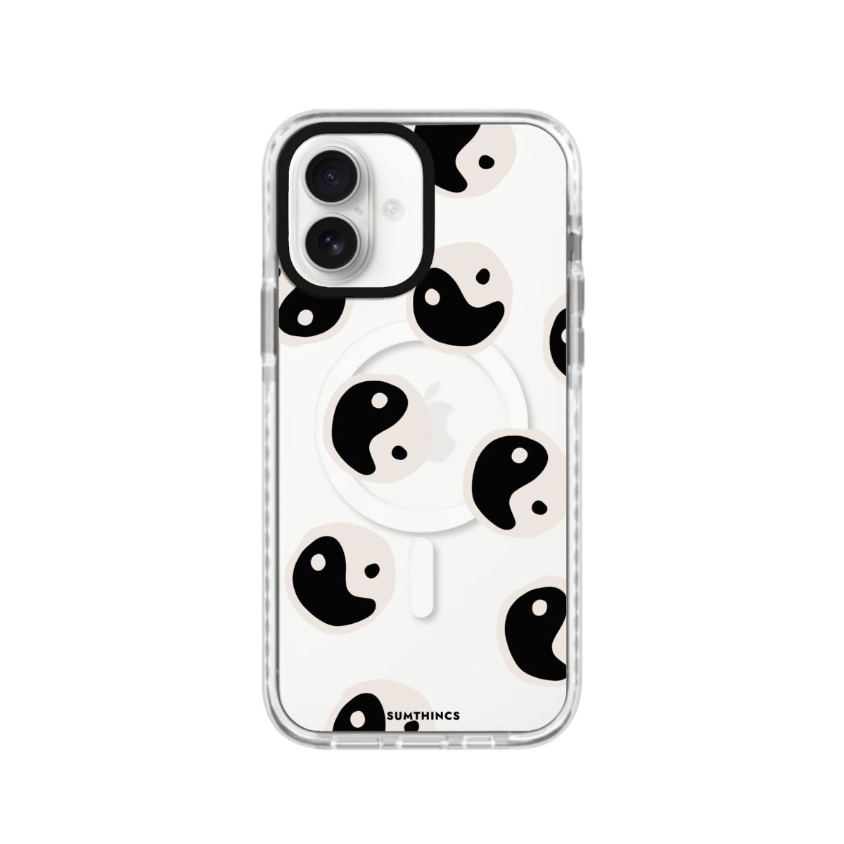 iPhone 16 Balance Magsafe Procase Şeffaf Telefon Kılıfı Beyaz Şeffaf - SUMTHINCS