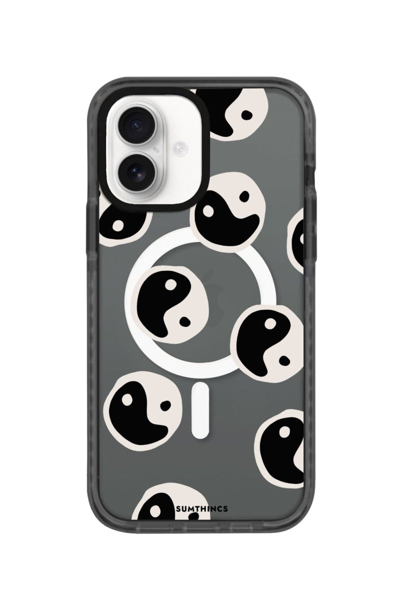 iPhone 16 Balance Magsafe Procase Şeffaf Telefon Kılıfı Antrasit - SUMTHINCS