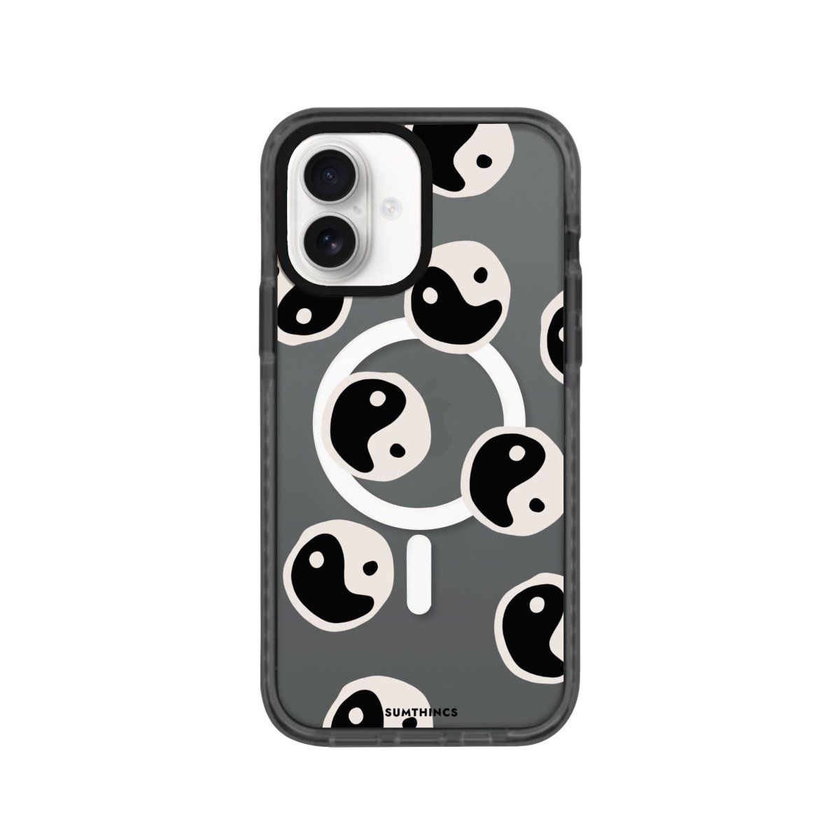 iPhone 16 Balance Magsafe Procase Şeffaf Telefon Kılıfı Antrasit - SUMTHINCS