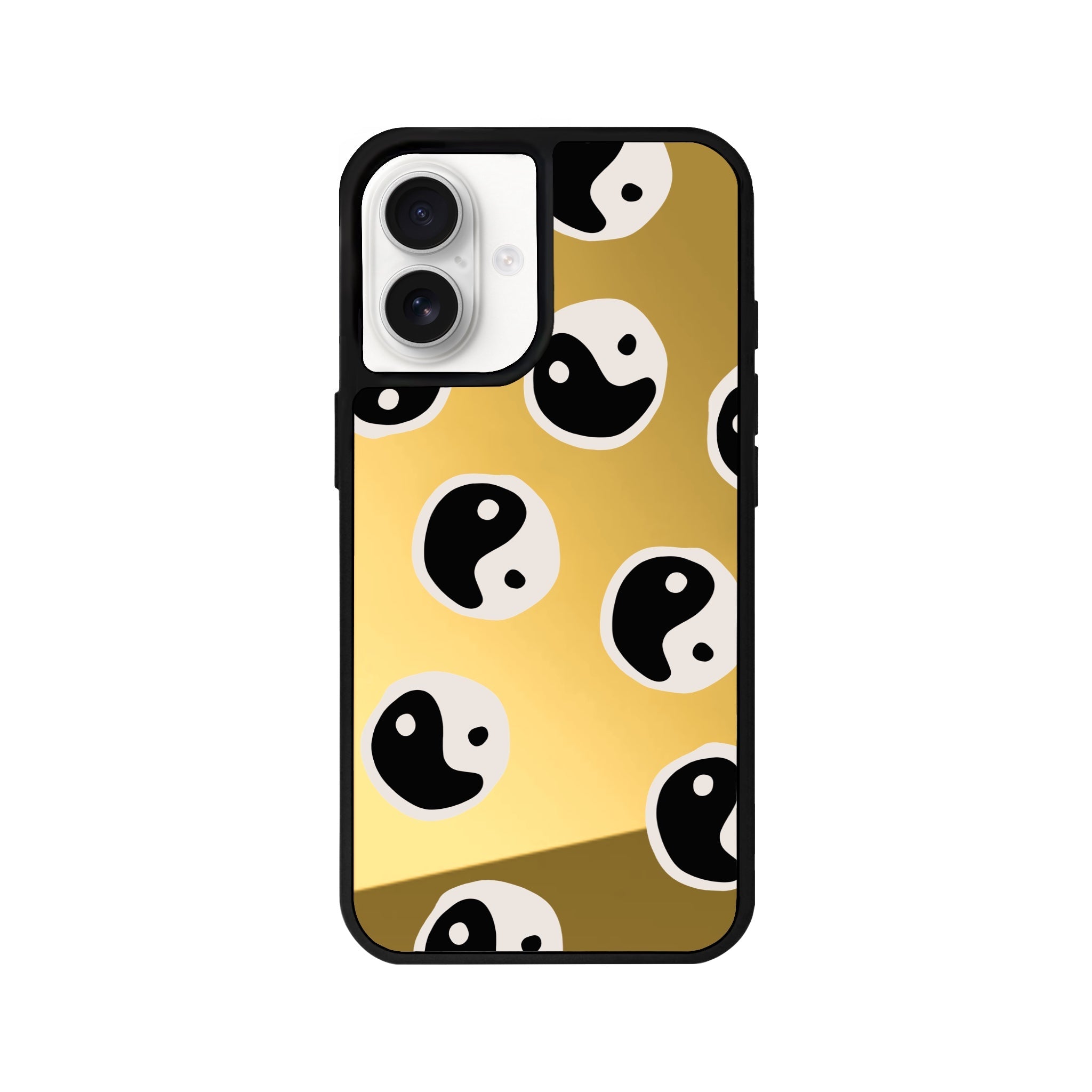 iPhone 16 Balance Mirror Aynalı Telefon Kılıfı Altın - SUMTHINCS