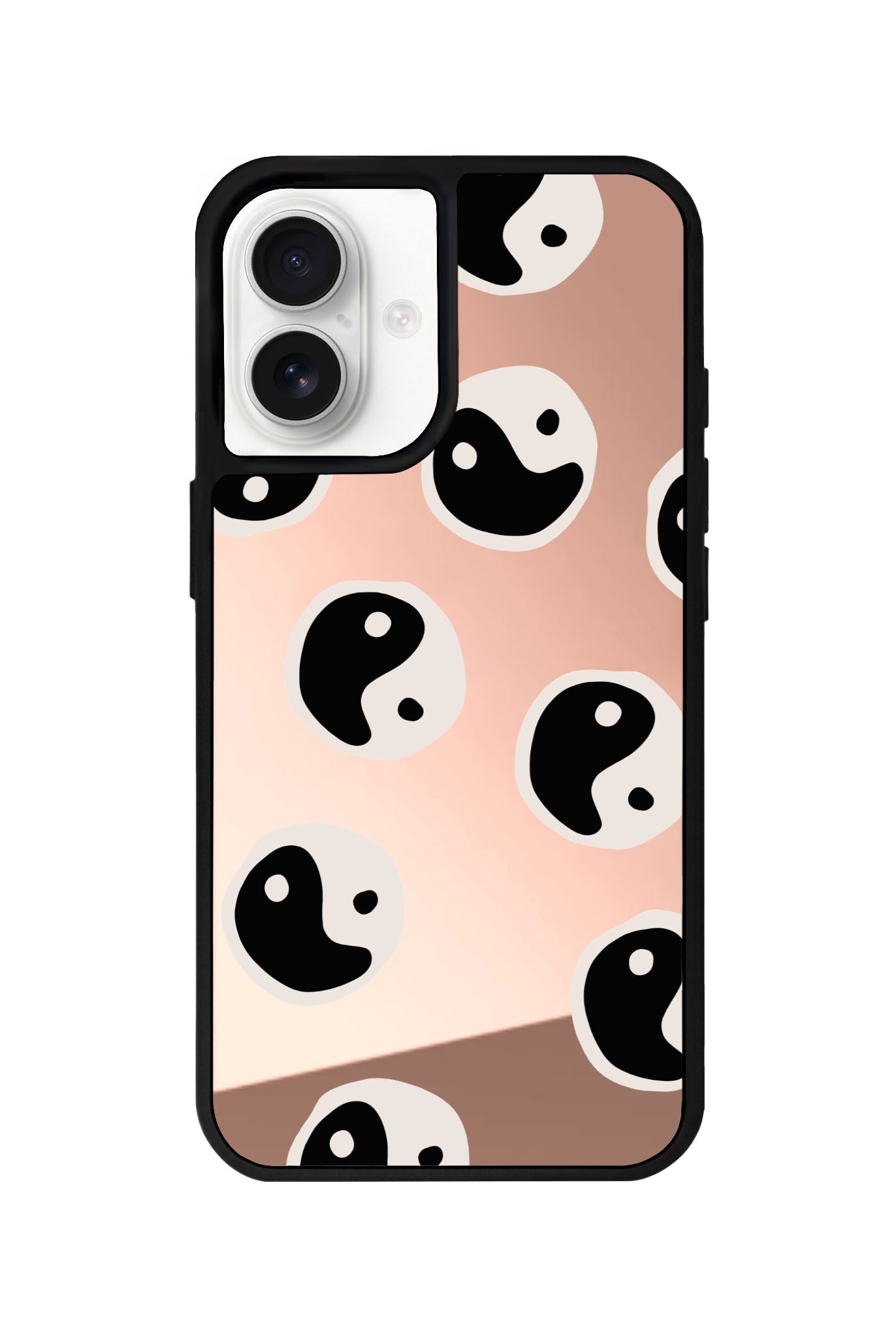 iPhone 16 Balance Mirror Aynalı Telefon Kılıfı Metalik Pembe - SUMTHINCS