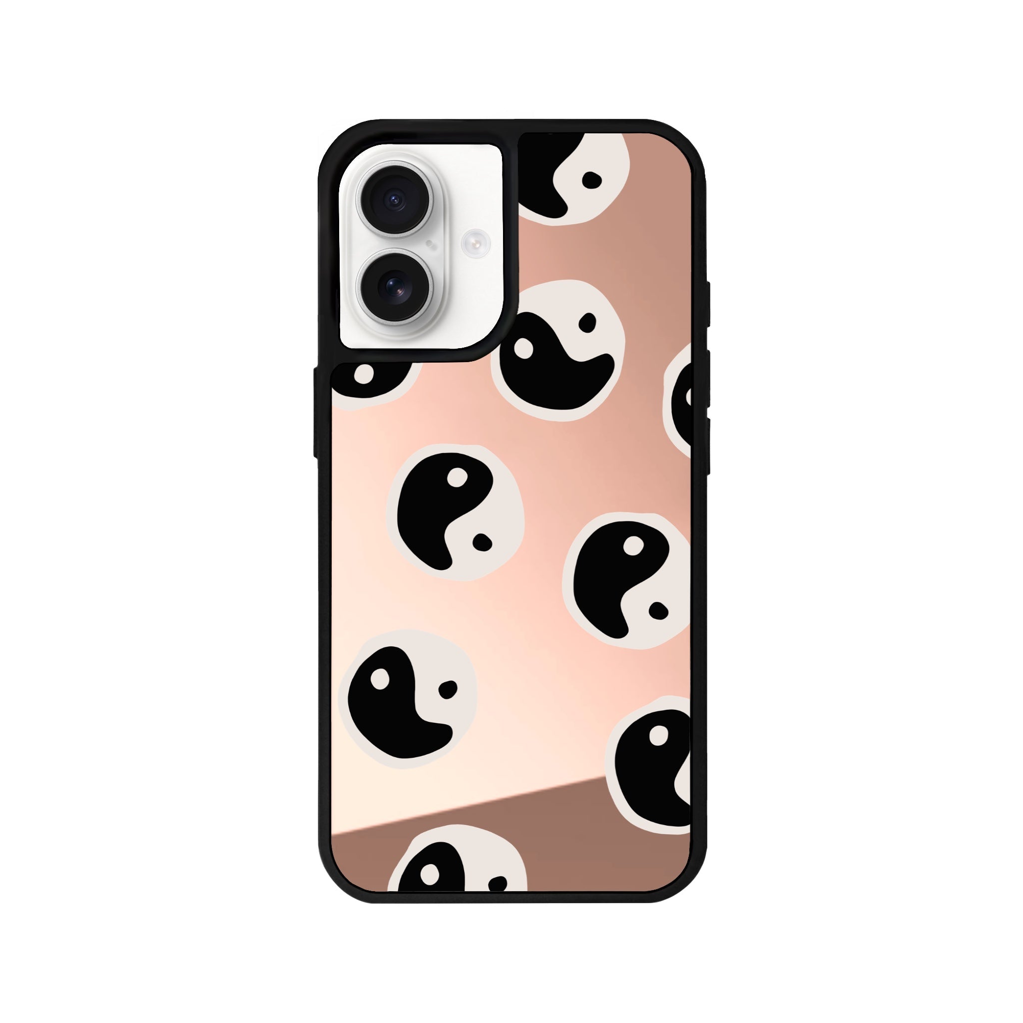 iPhone 16 Balance Mirror Aynalı Telefon Kılıfı Metalik Pembe - SUMTHINCS