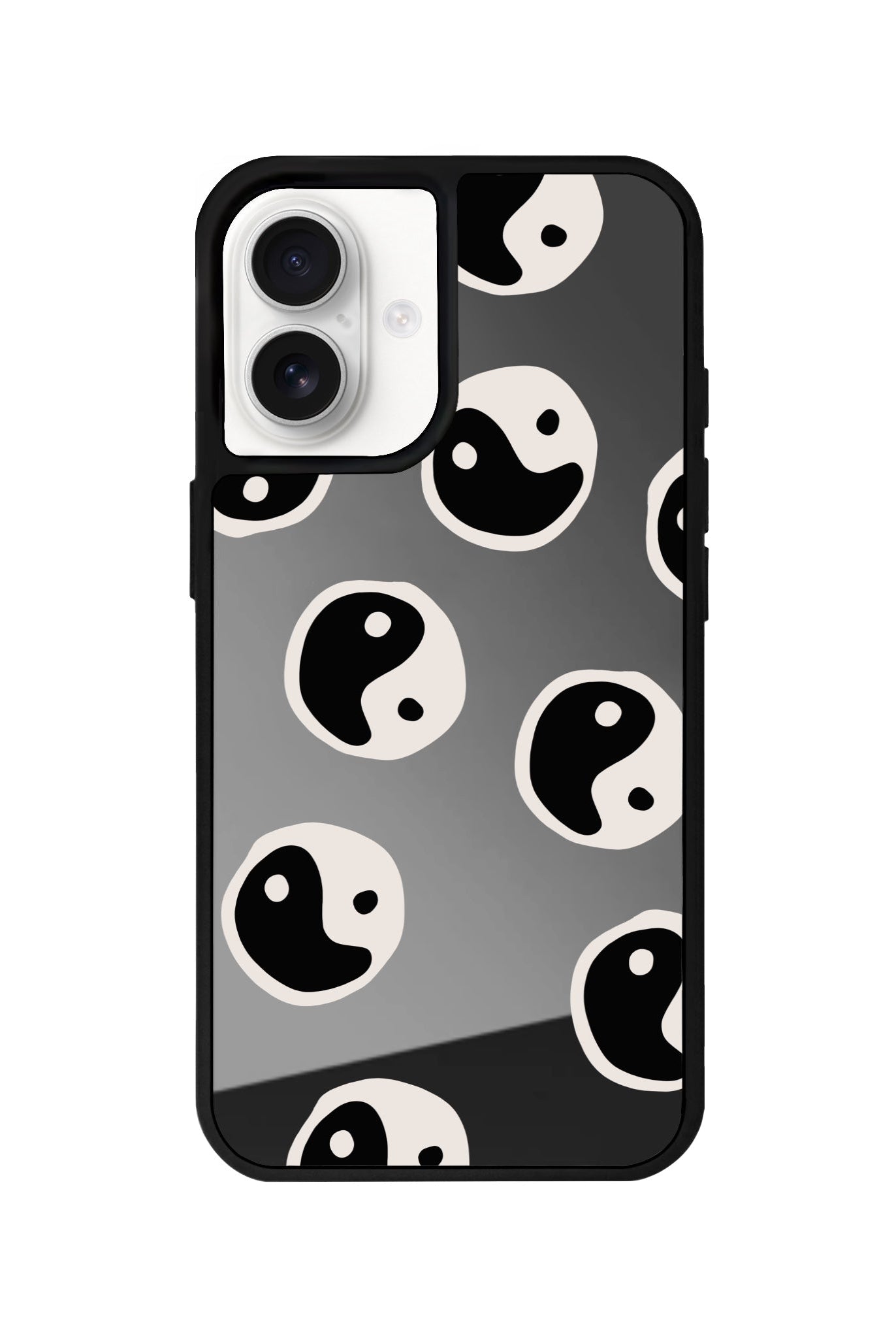 iPhone 16 Balance Mirror Aynalı Telefon Kılıfı Antrasit - SUMTHINCS