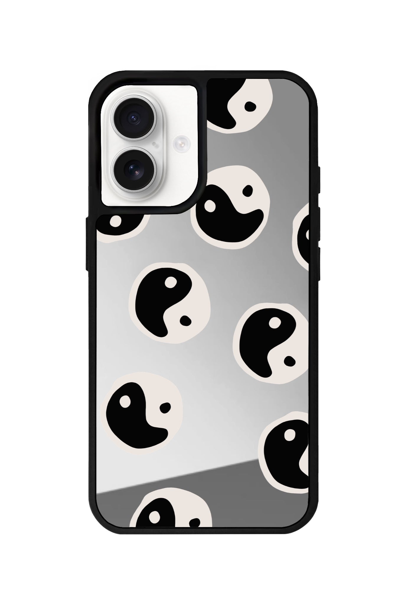 iPhone 16 Balance Mirror Aynalı Telefon Kılıfı Gümüş - SUMTHINCS