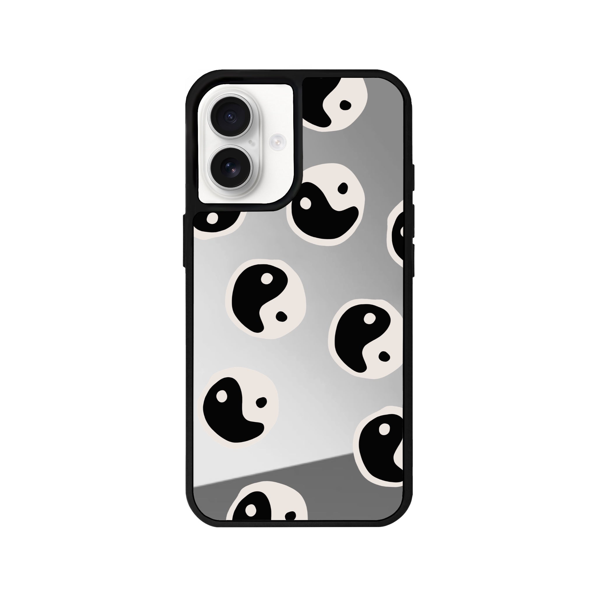 iPhone 16 Balance Mirror Aynalı Telefon Kılıfı Gümüş - SUMTHINCS