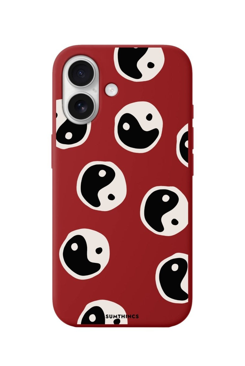 iPhone 16 Balance Premium Telefon Kılıfı Kırmızı - SUMTHINCS