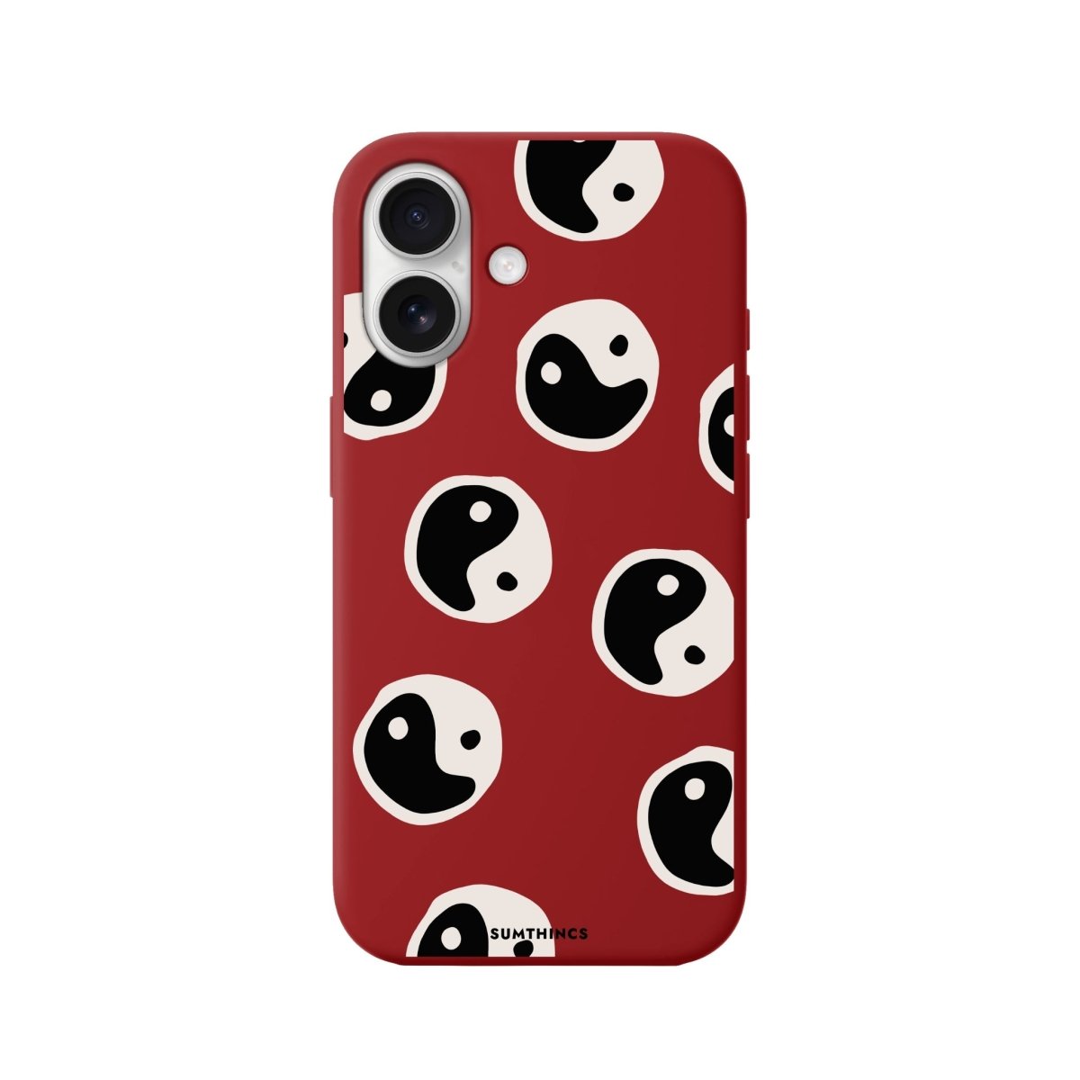 iPhone 16 Balance Premium Telefon Kılıfı Kırmızı - SUMTHINCS