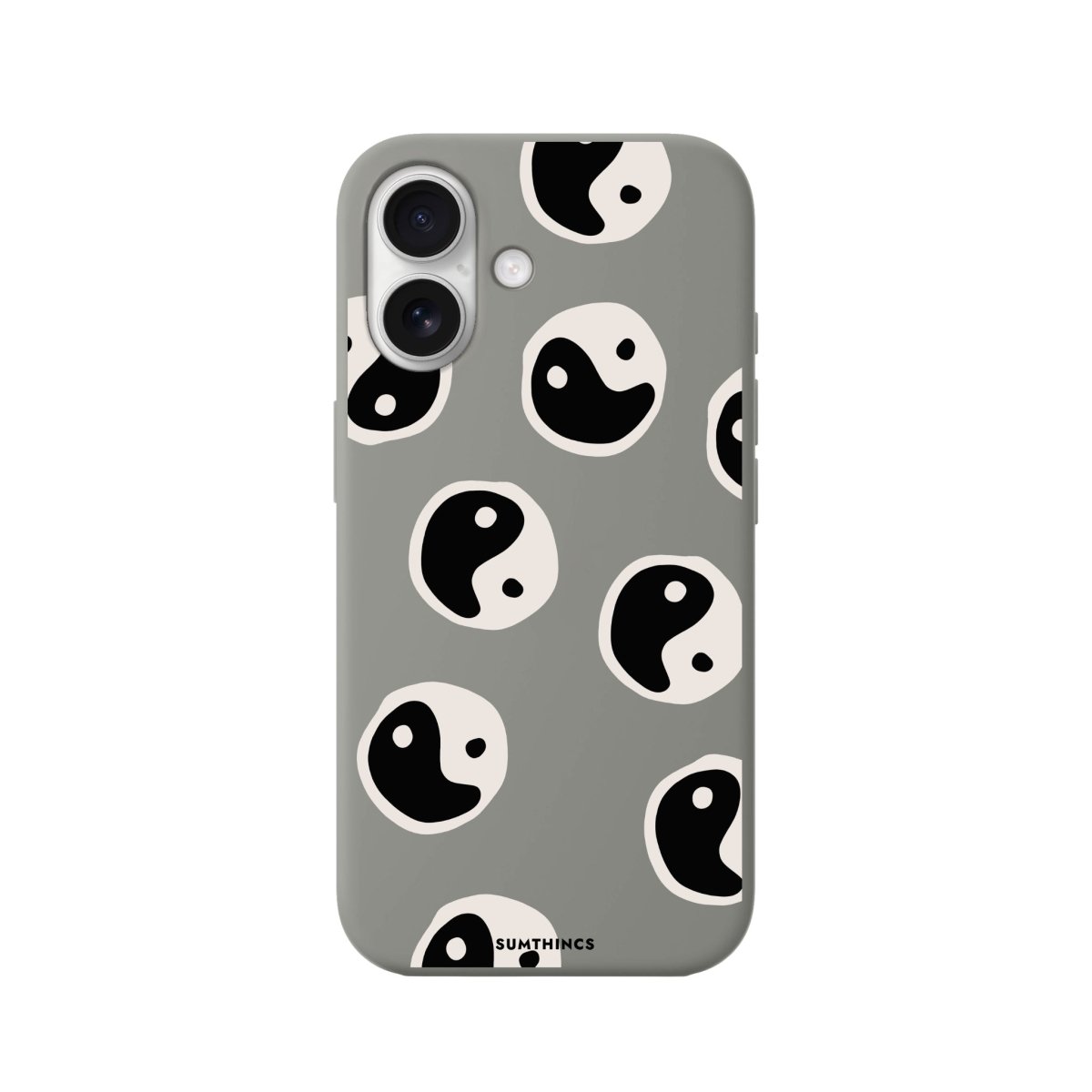 iPhone 16 Balance Premium Telefon Kılıfı Gri - SUMTHINCS