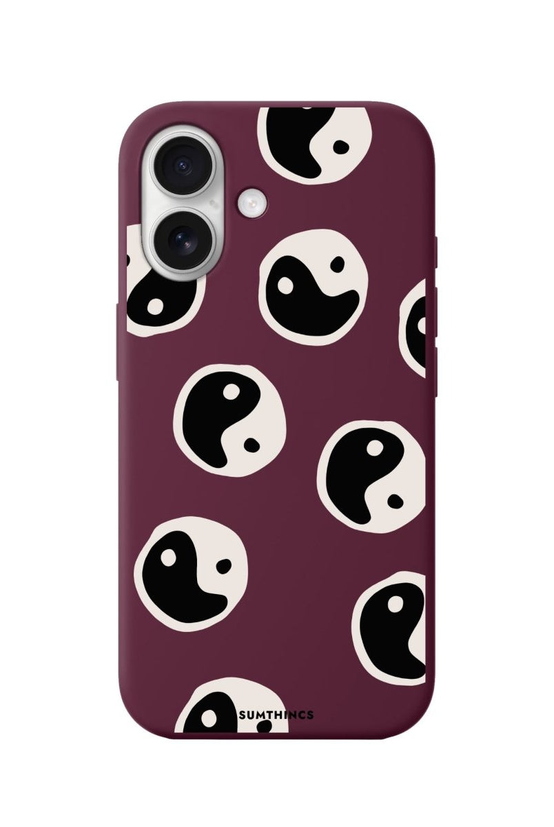 iPhone 16 Balance Premium Telefon Kılıfı Bordo - SUMTHINCS