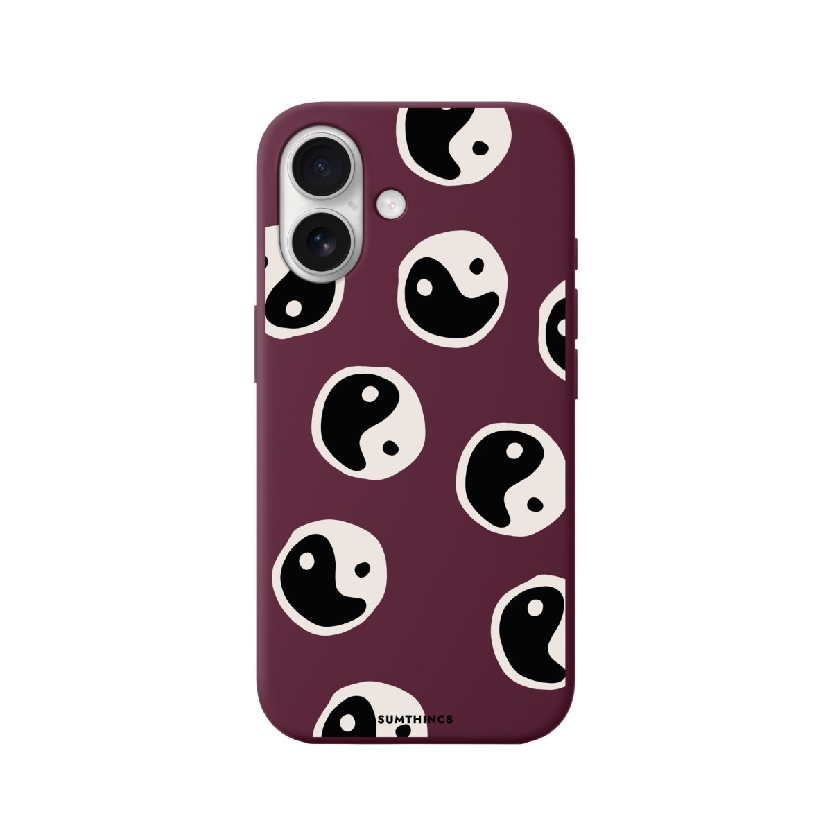 iPhone 16 Balance Premium Telefon Kılıfı Bordo - SUMTHINCS