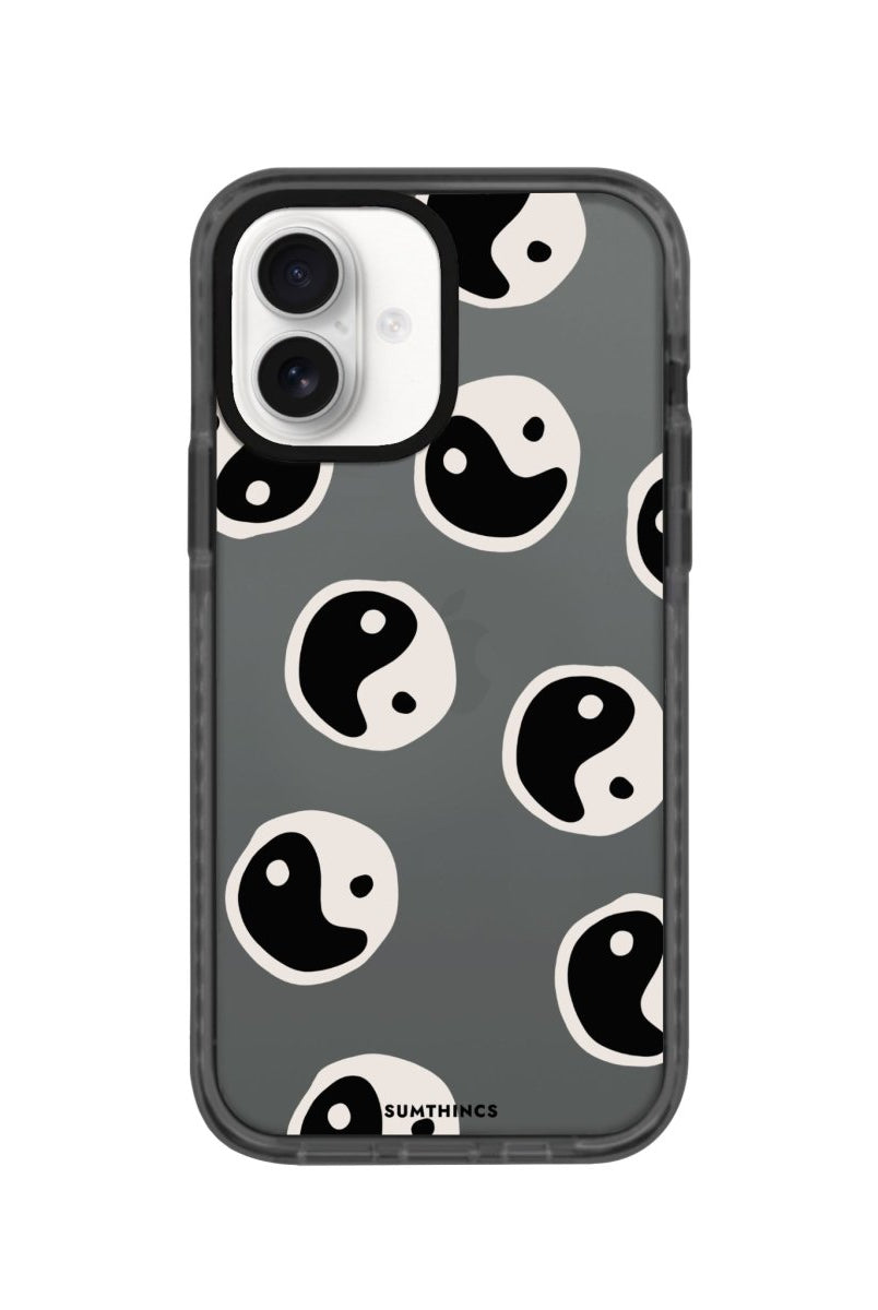 iPhone 16 Balance Procase Şeffaf Telefon Kılıfı Antrasit - SUMTHINCS